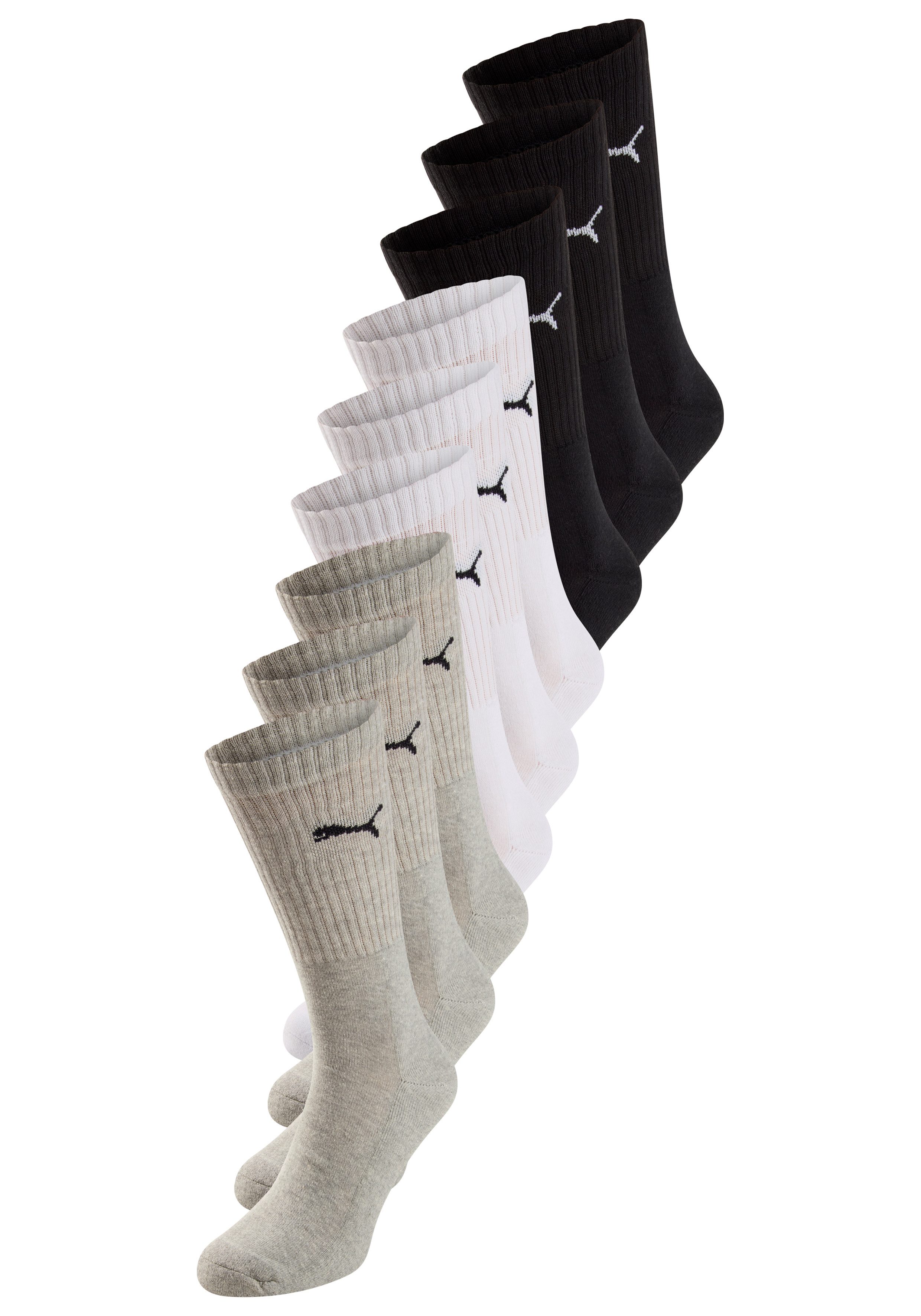 PUMA Sportsokken Tennissokken, ademend, vochtregulerend (9 paar)