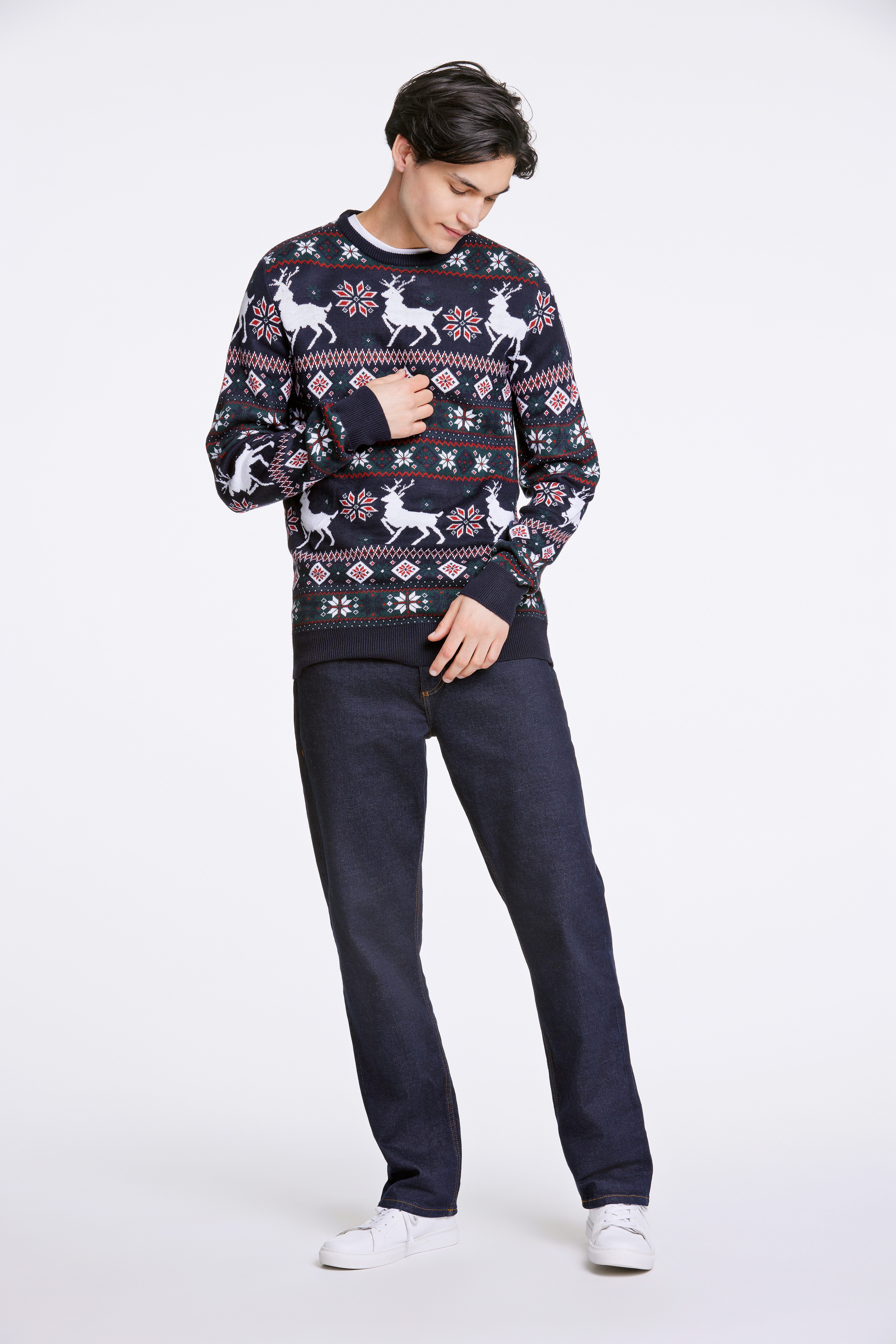 LINDBERGH Gebreide trui in kerst-look