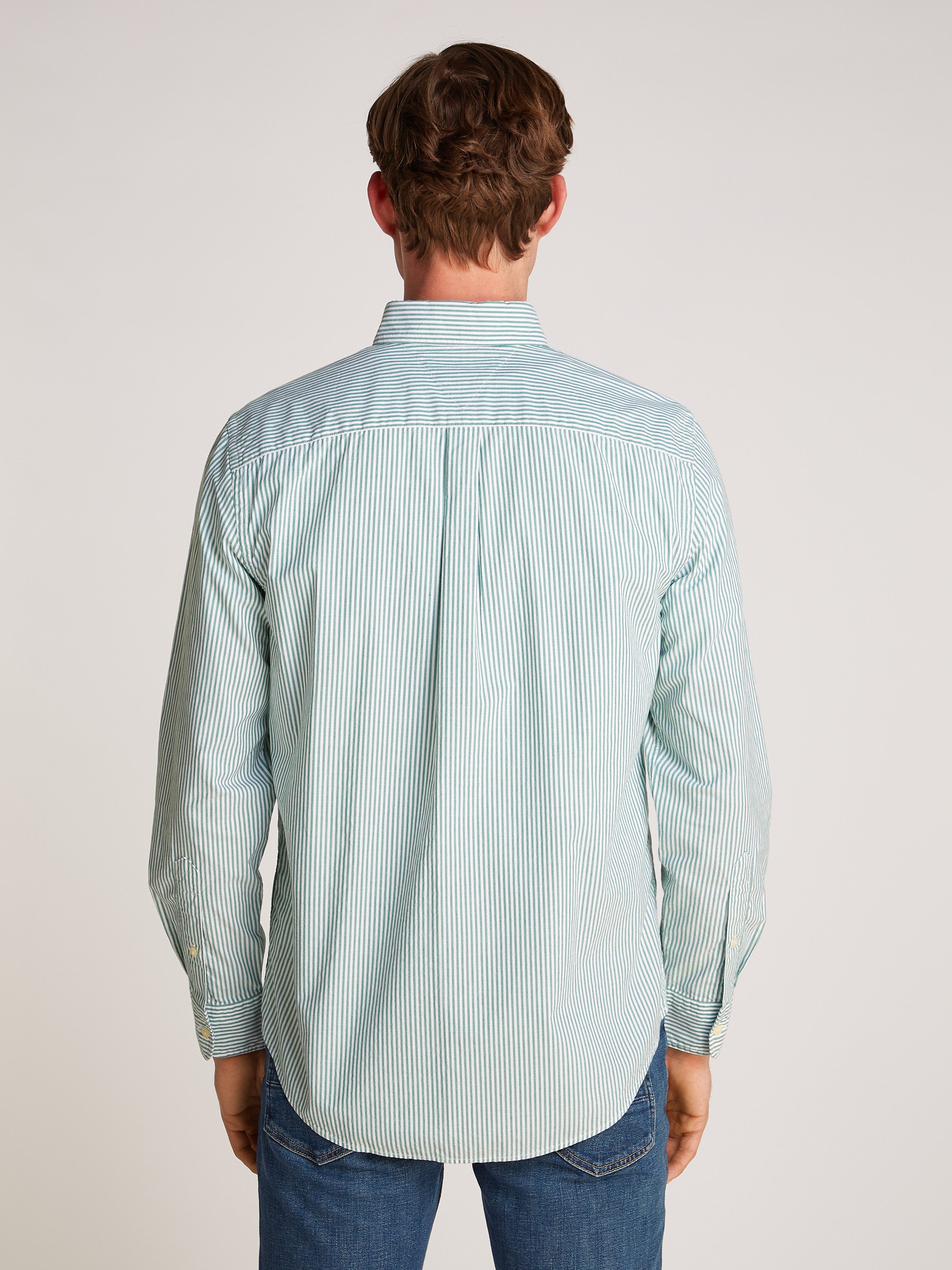 Tommy Hilfiger Overhemd met lange mouwen FLEX POPLIN CLASSIC STP RF SHIRT