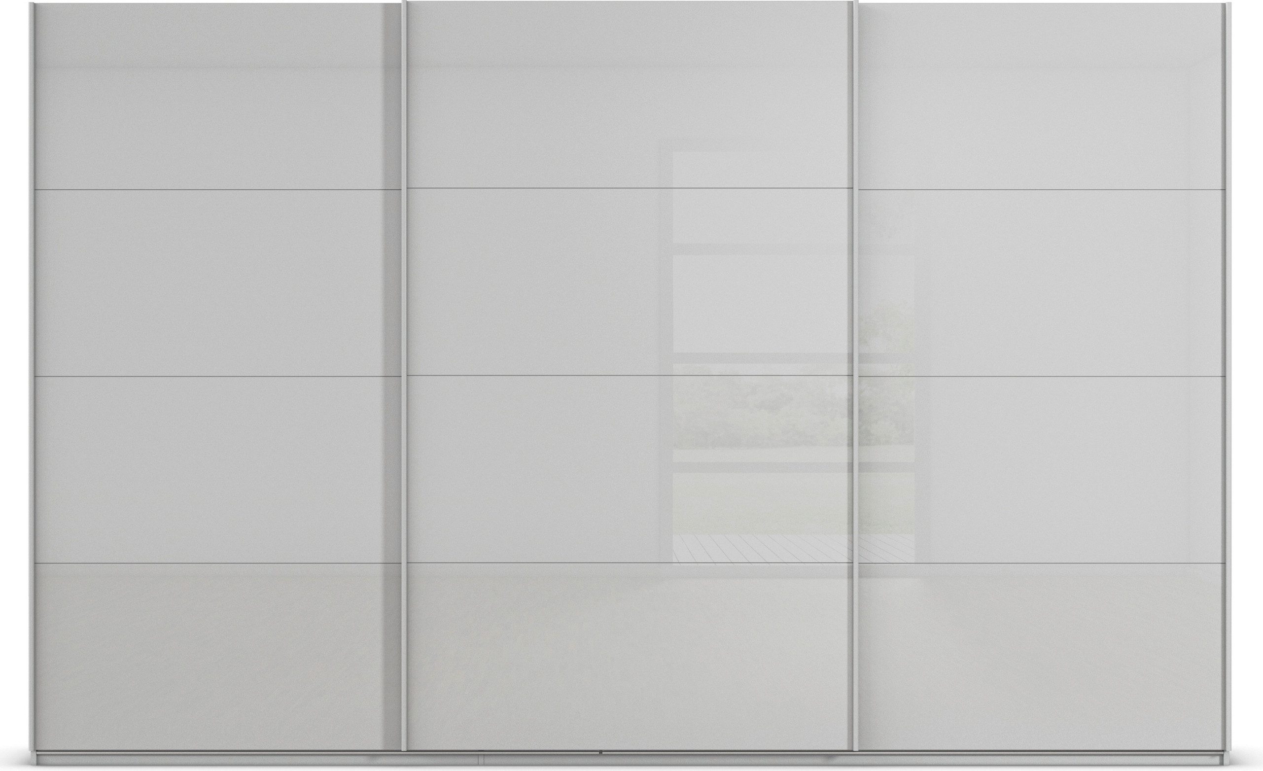 rauch Schuifdeurkast Kledingkast Kast Garderobe AGORDO met Glasfront doordachte binnenuitrusting, in 4 breedtes en 2 hoogtes made in germany