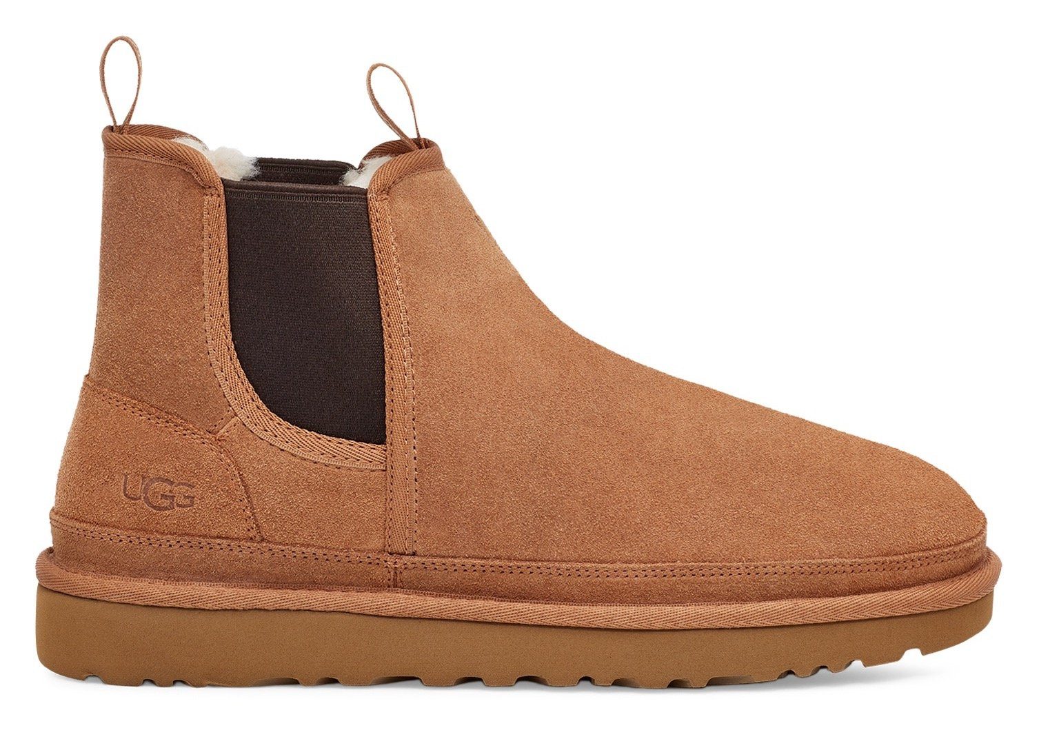 UGG Chelsea-boots Neumel Chelsea chukka, instapboot, winterboot met stretch inzetstukken