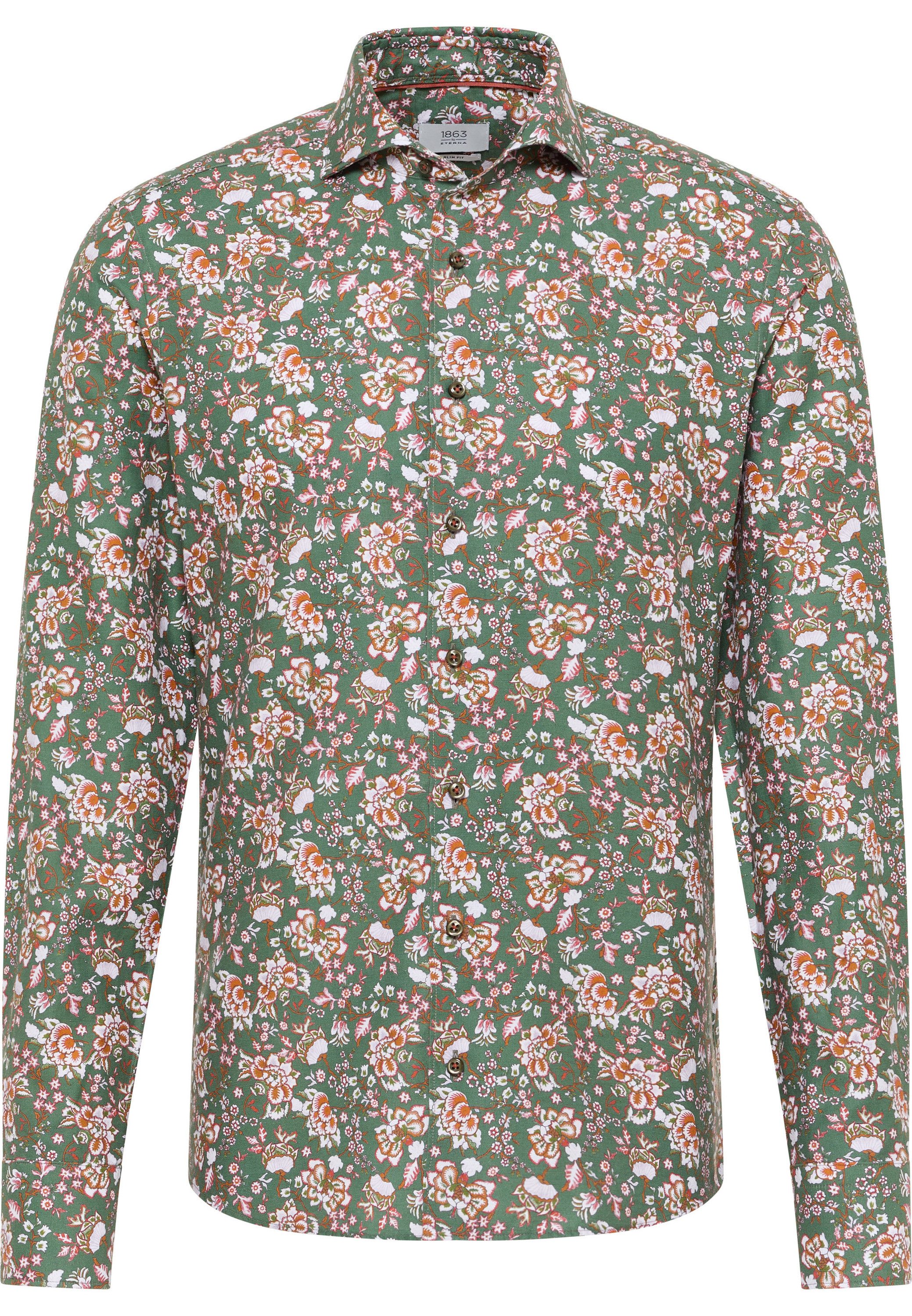 Eterna Overhemd met lange mouwen Slim fit