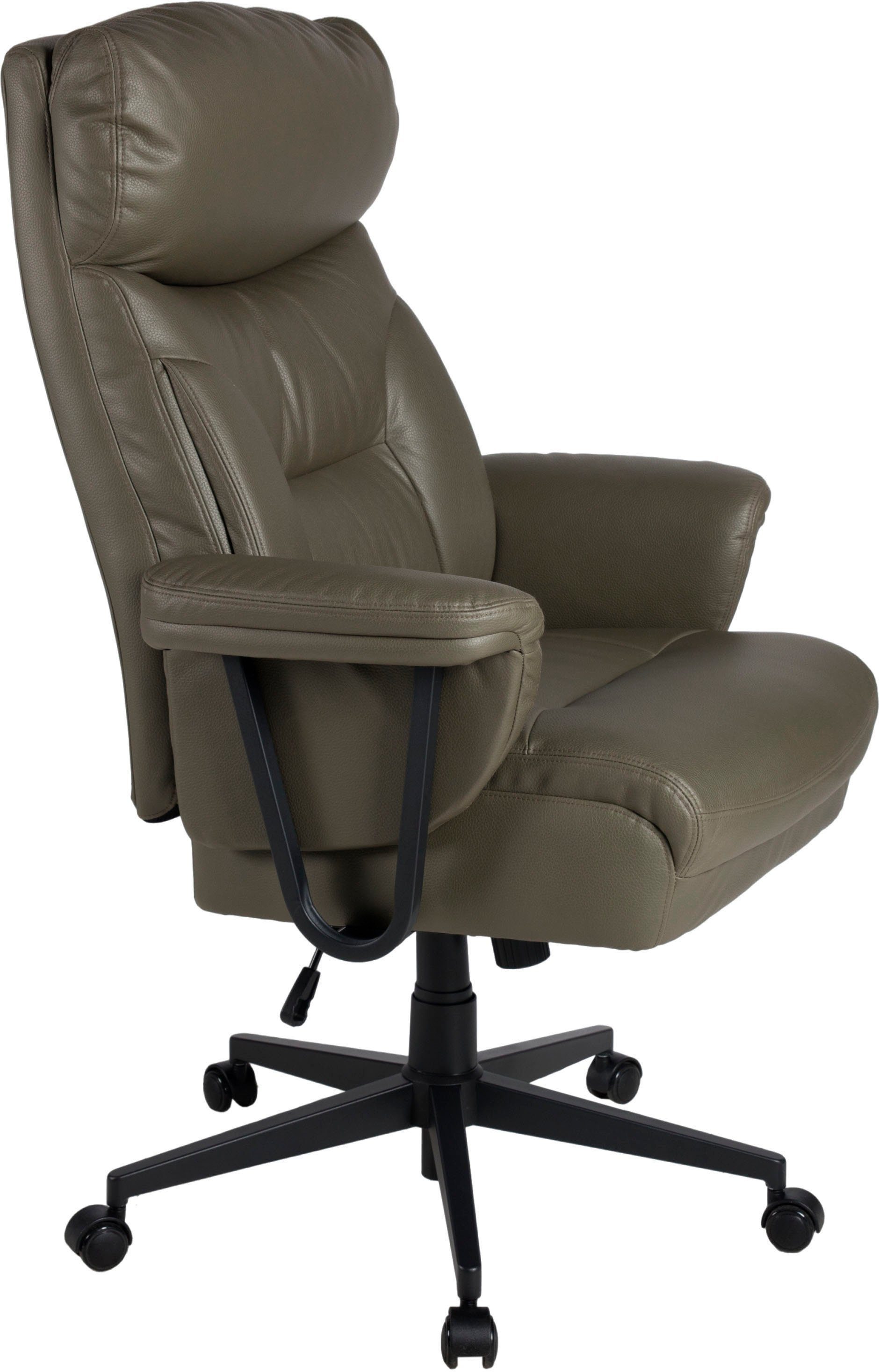 Duo Collection Bureaustoel Tiago XXL Belastbaar tot 150 kg, pocketveren kern in de zitting