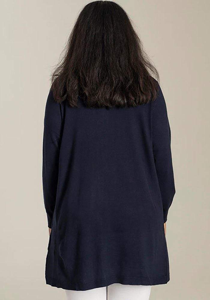 SANDGAARD Cardigan Helsinki in gemêleerde look