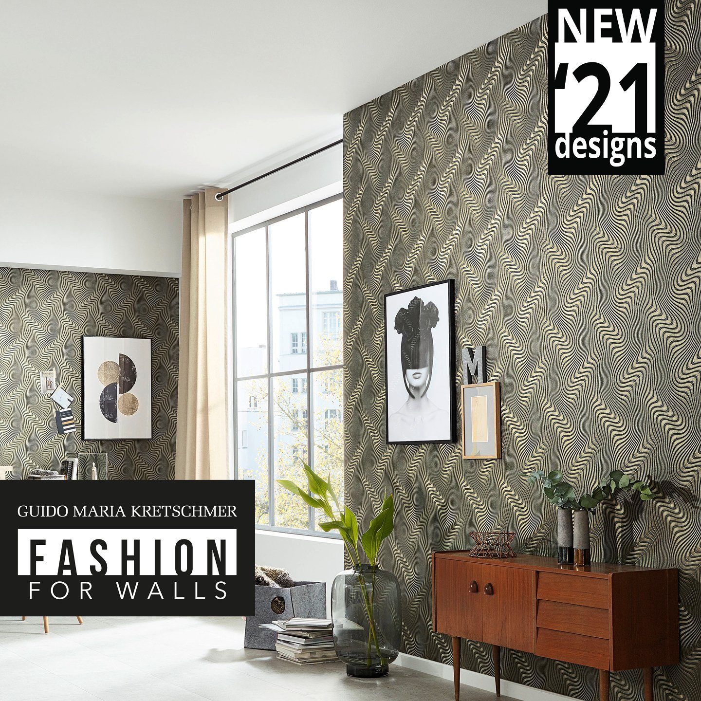 Fashion for walls Vliesbehang Guido Maria Kretschmer - Fashion for Walls