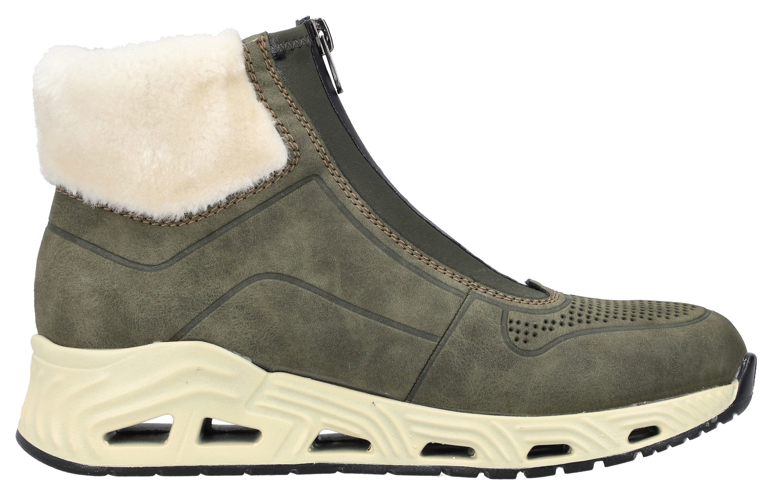 Rieker Sneakers vrijetijdsschoen, instaplaarzen met voorrits