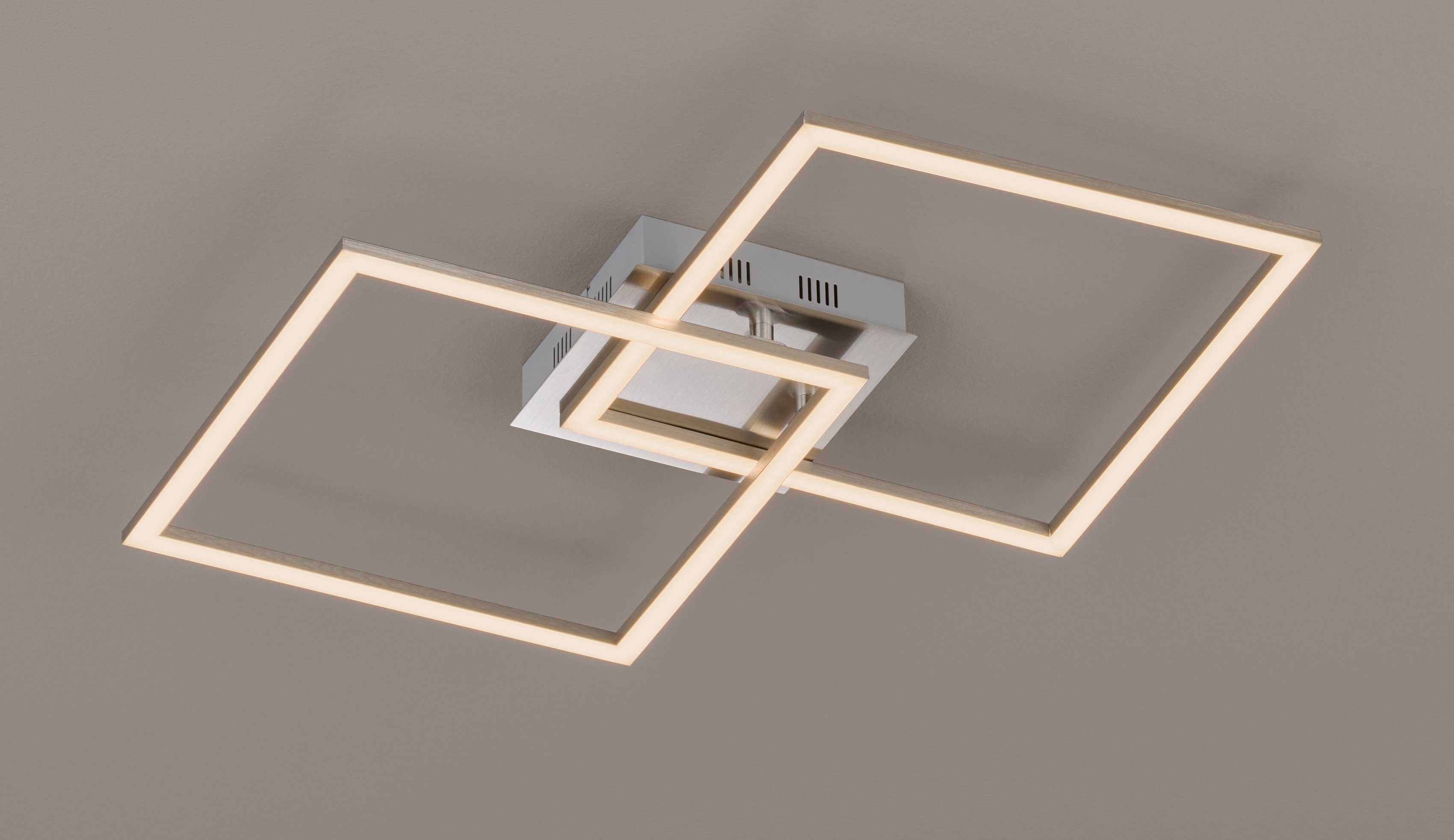 EGLO Led-plafondlamp Palmaves Plafondlamp wit, met afstandsbediening, nachtlicht, dimbaar, lamp (1 stuk)