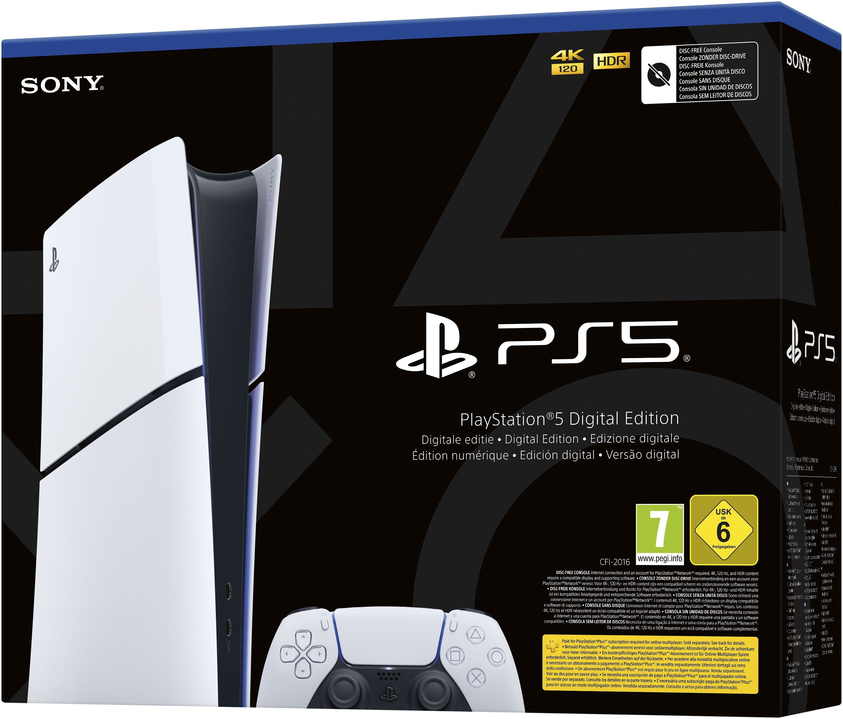 PlayStation 5 Gameconsole Digitale editie (slim)