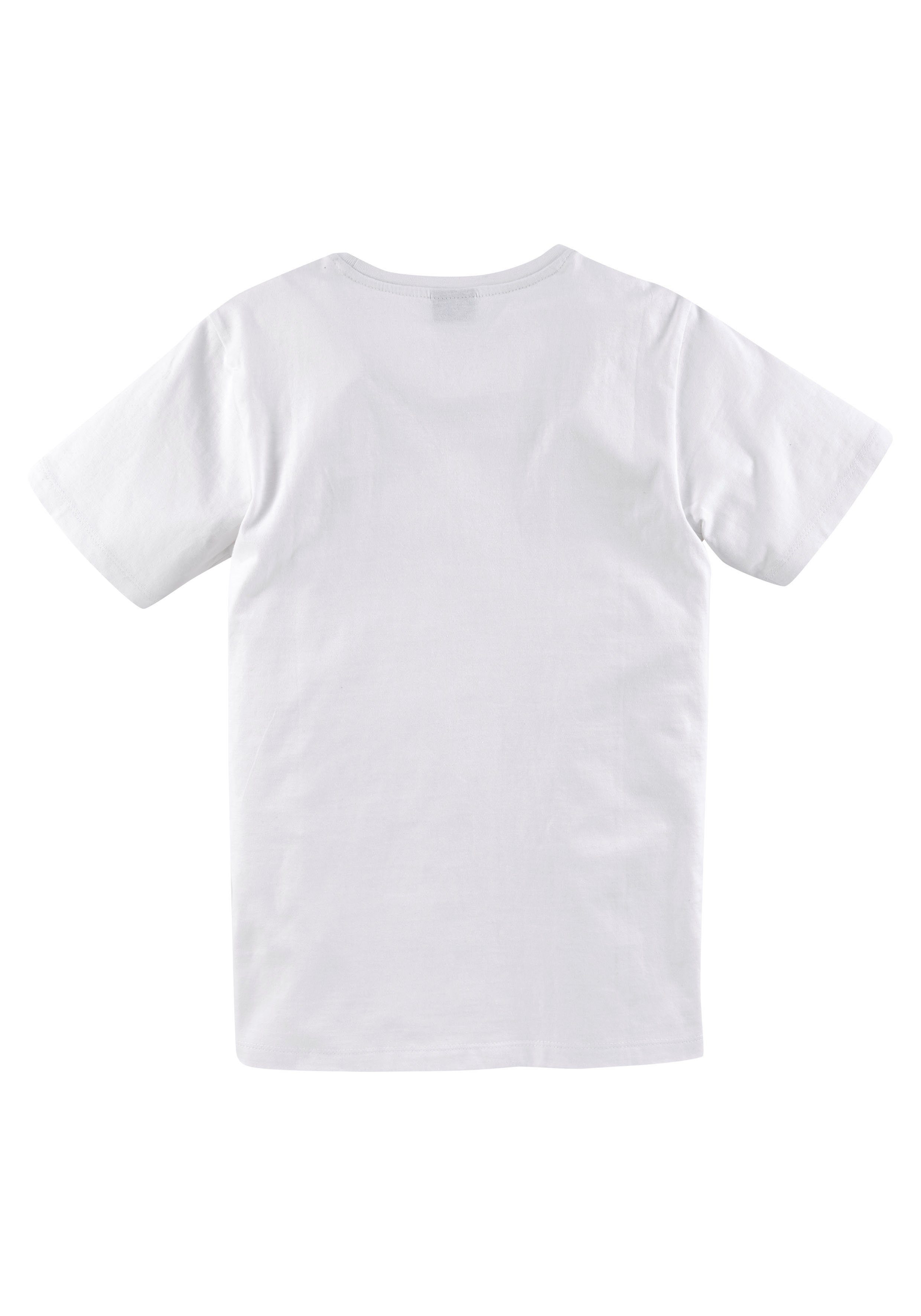 KIDSWORLD T-shirt GAMING ZONE Korte mouwen, basic pasvorm, bedrukt, ronde hals