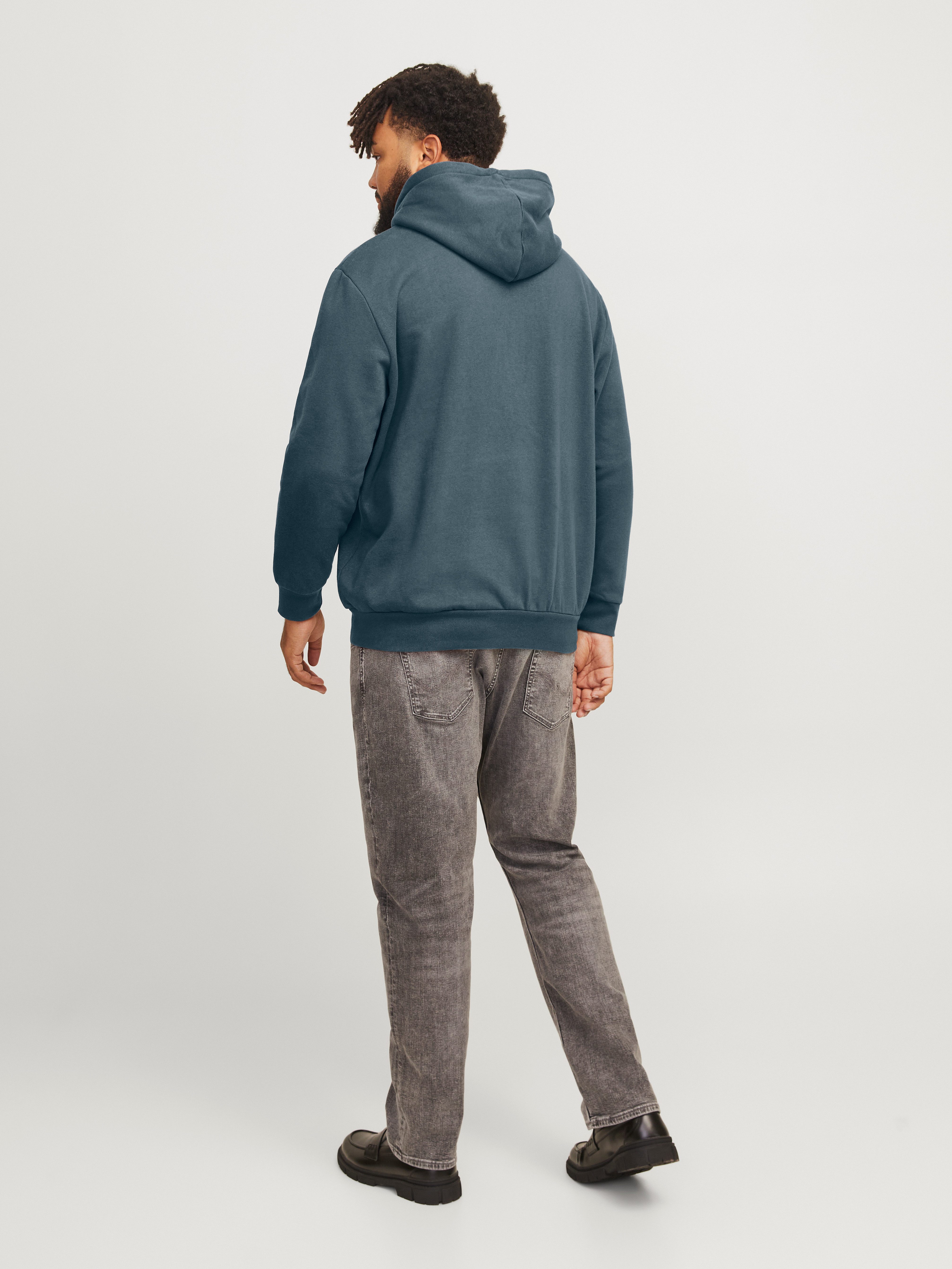 Jack & Jones PlusSize Hoodie JJECALEB VARSITY SWEAT HOOD NOOS PLS