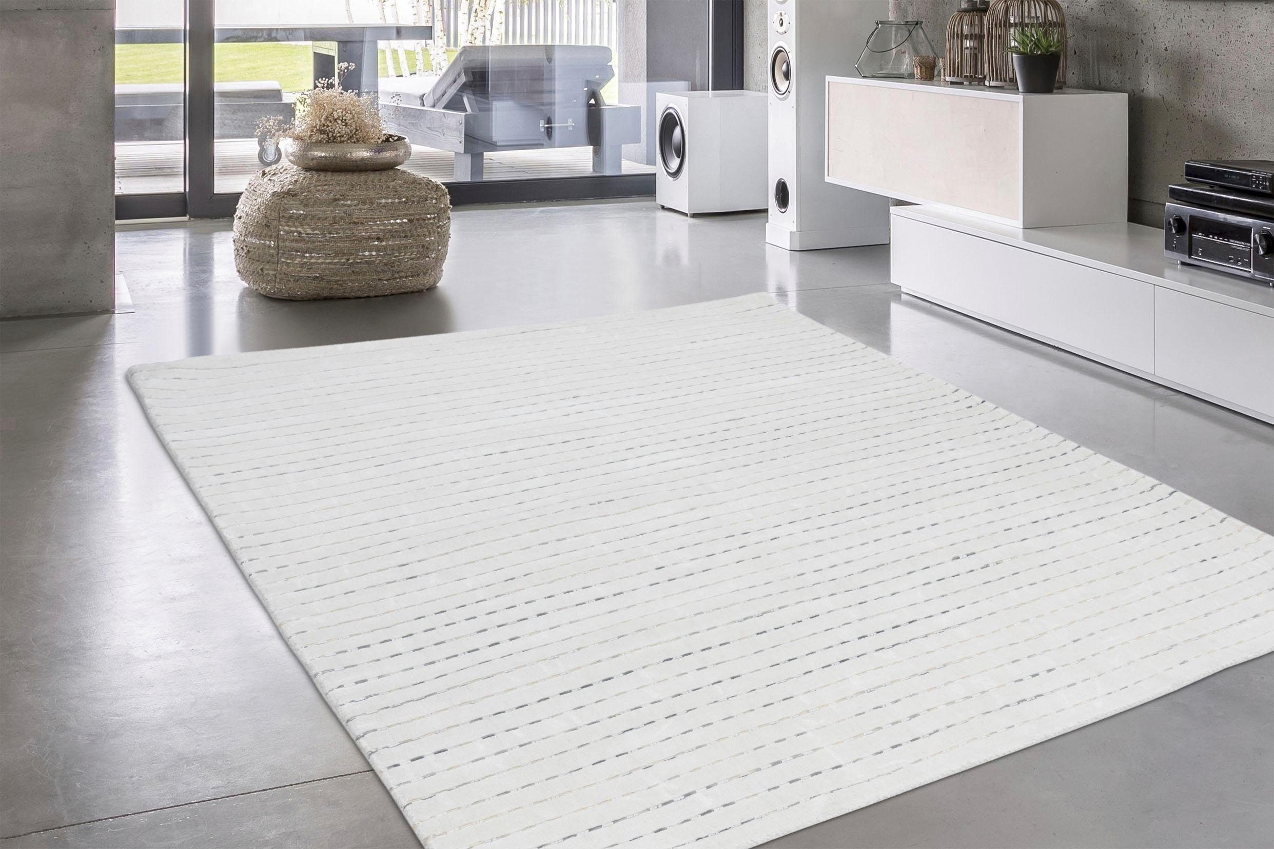 calo-deluxe Vloerkleed Scorpius 115 Reliëfstructuur, woonkamer