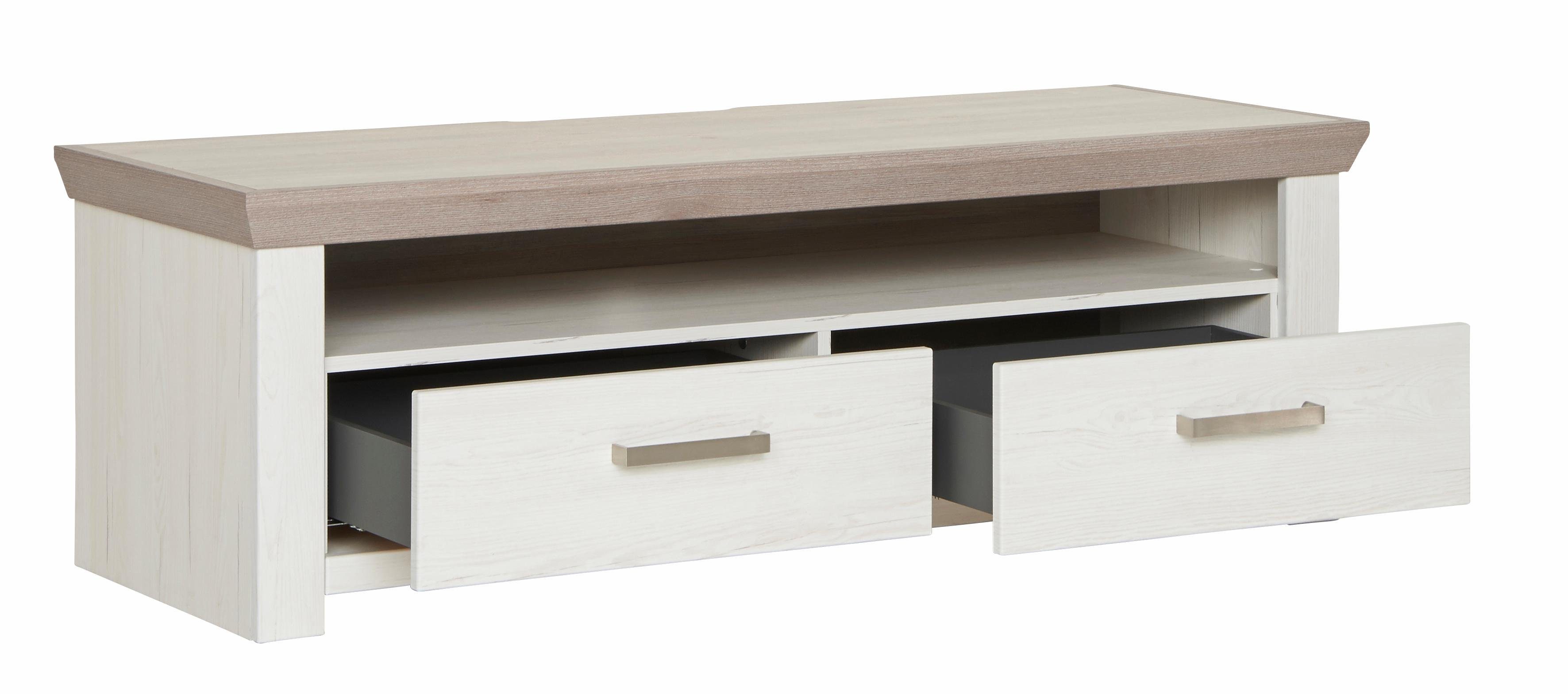 set one by Musterring Tv-meubel York Type 31, met 2 laden, verlichting optioneel, breedte 140 cm