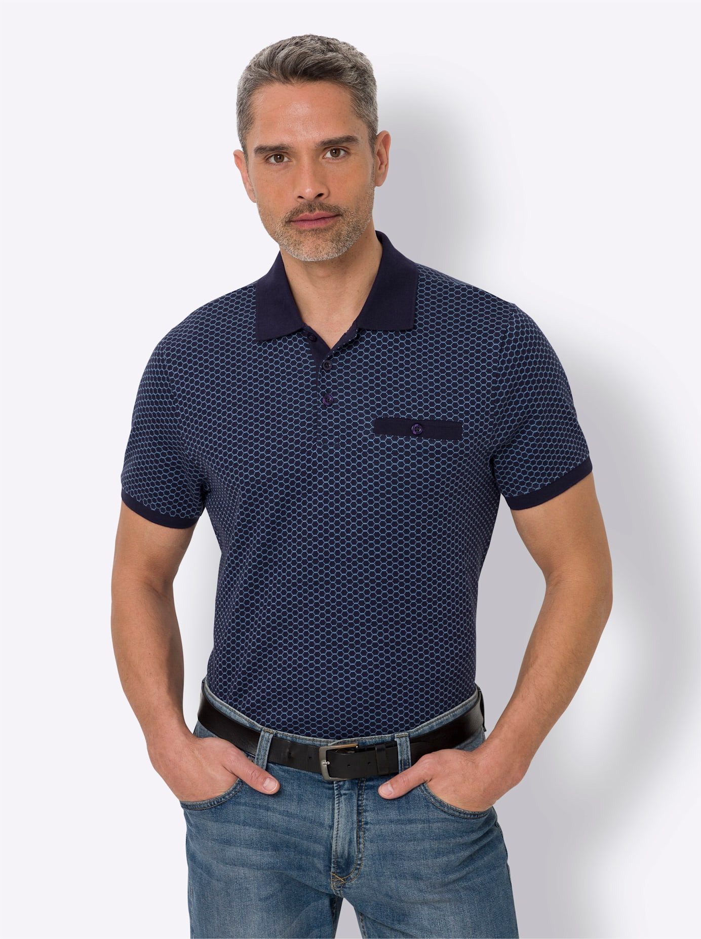 Classic Poloshirt met korte mouwen (1-delig)