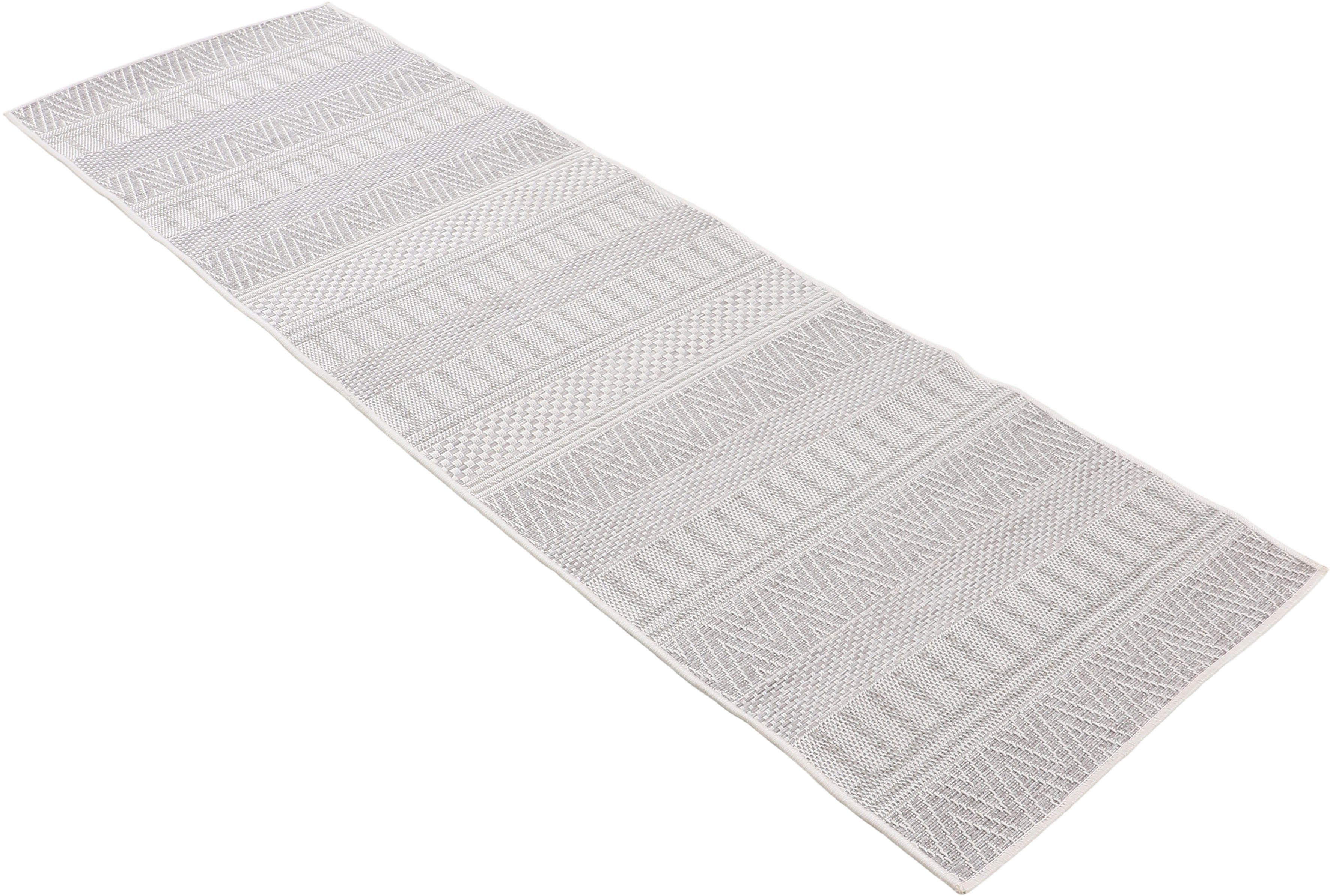 carpetfine Loper Boho 100 robust vlakweefsel, sisal look, uv-bestendig, buitenruimte