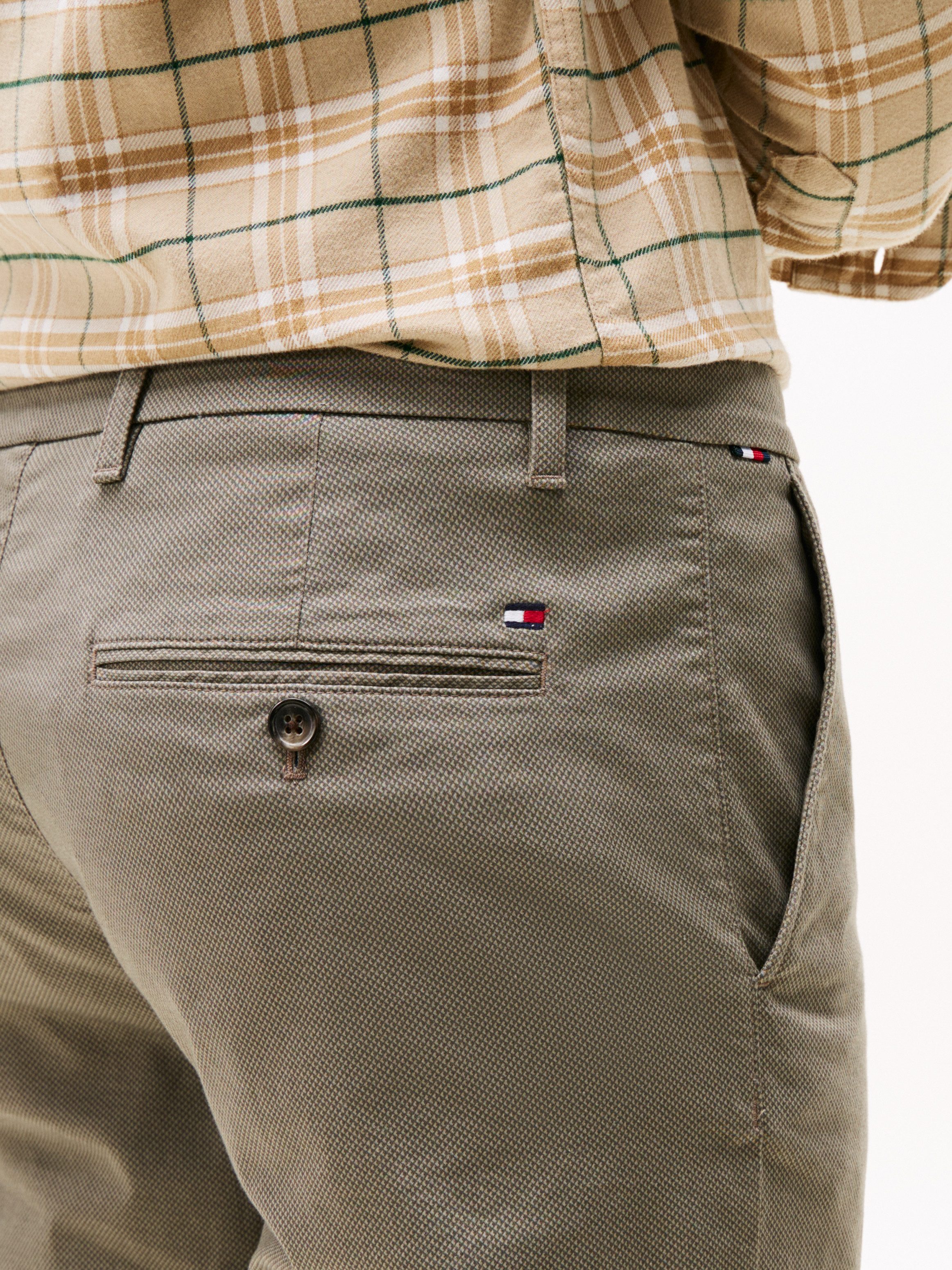 Tommy Hilfiger Chino BLEECKER PRINTED ST Slim Fit, gestructureerde kwaliteit