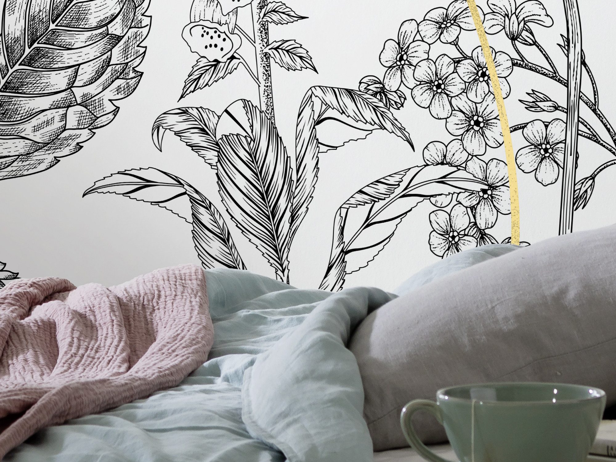 Komar Fotobehang Bumble Bee 4-delige set decoratieve tuinstokken, vlam effect, zwart gelakt metaal, h: 37cm (1 stuk)