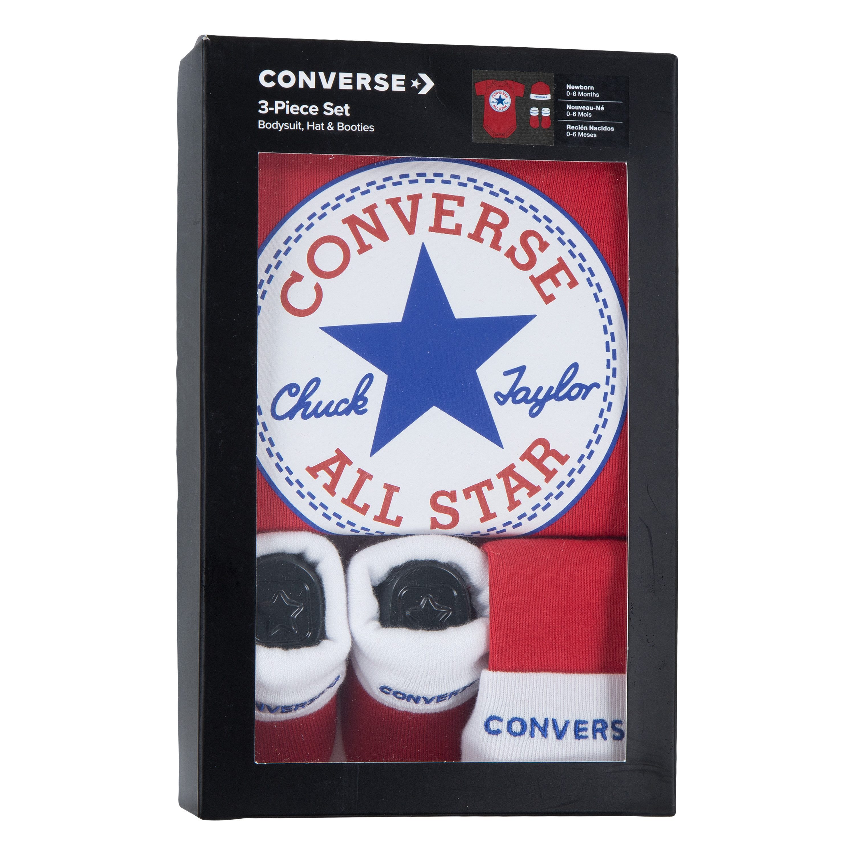 Converse Babyuitzet CLASSIC CTP INFANT HAT BODYSUIT BOO (set, 3-delig)