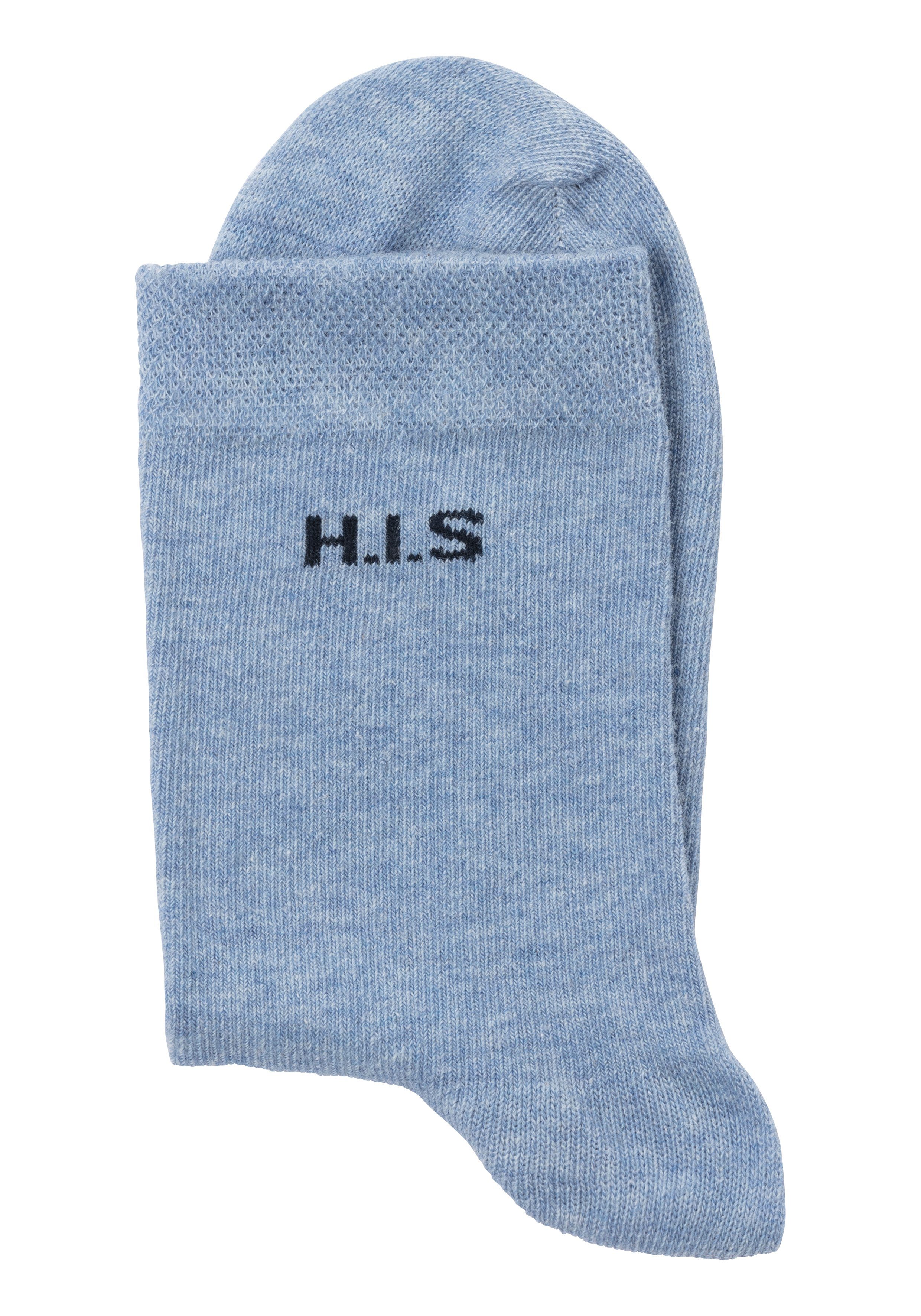 H.I.S Sokken zonder snijdende boord (set, 4 paar)