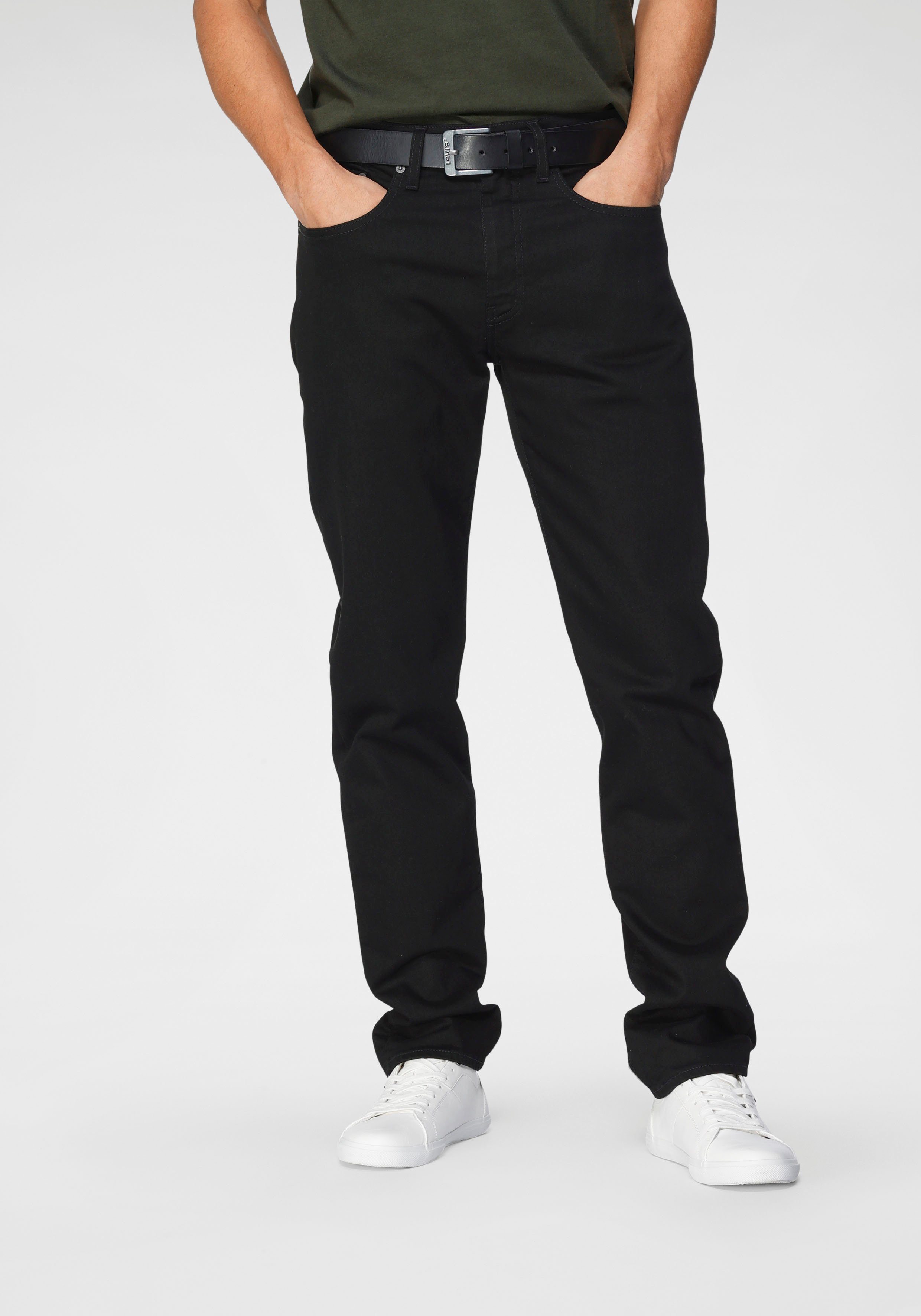 Levi's Tapered jeans 502 TAPER in een elegante, moderne stijl heren tapered jeans maat 29 zwart