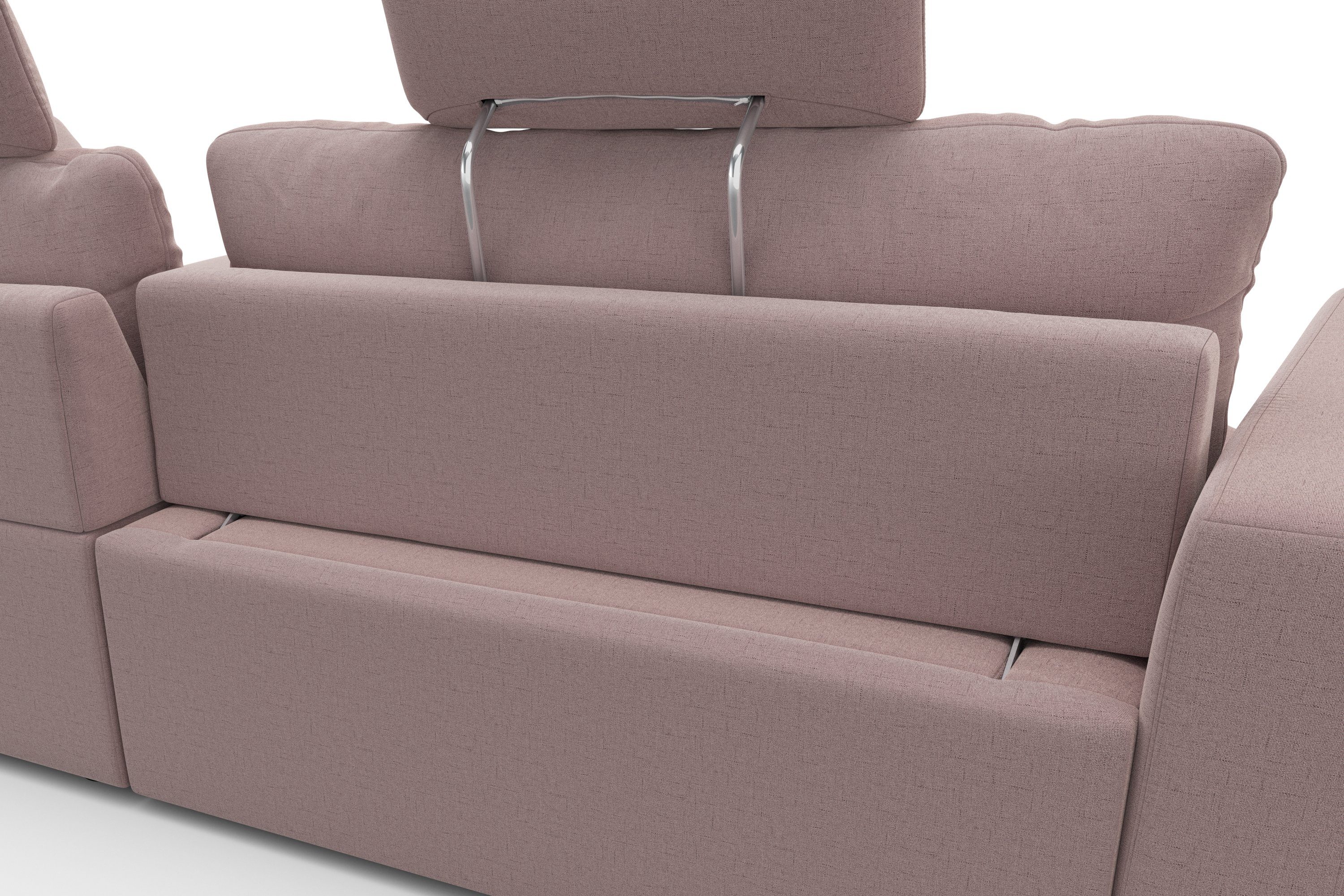 sit&more Hoekbank Cadabra L-vorm Breedte 243 cm, inclusief zitdiepteverstelling