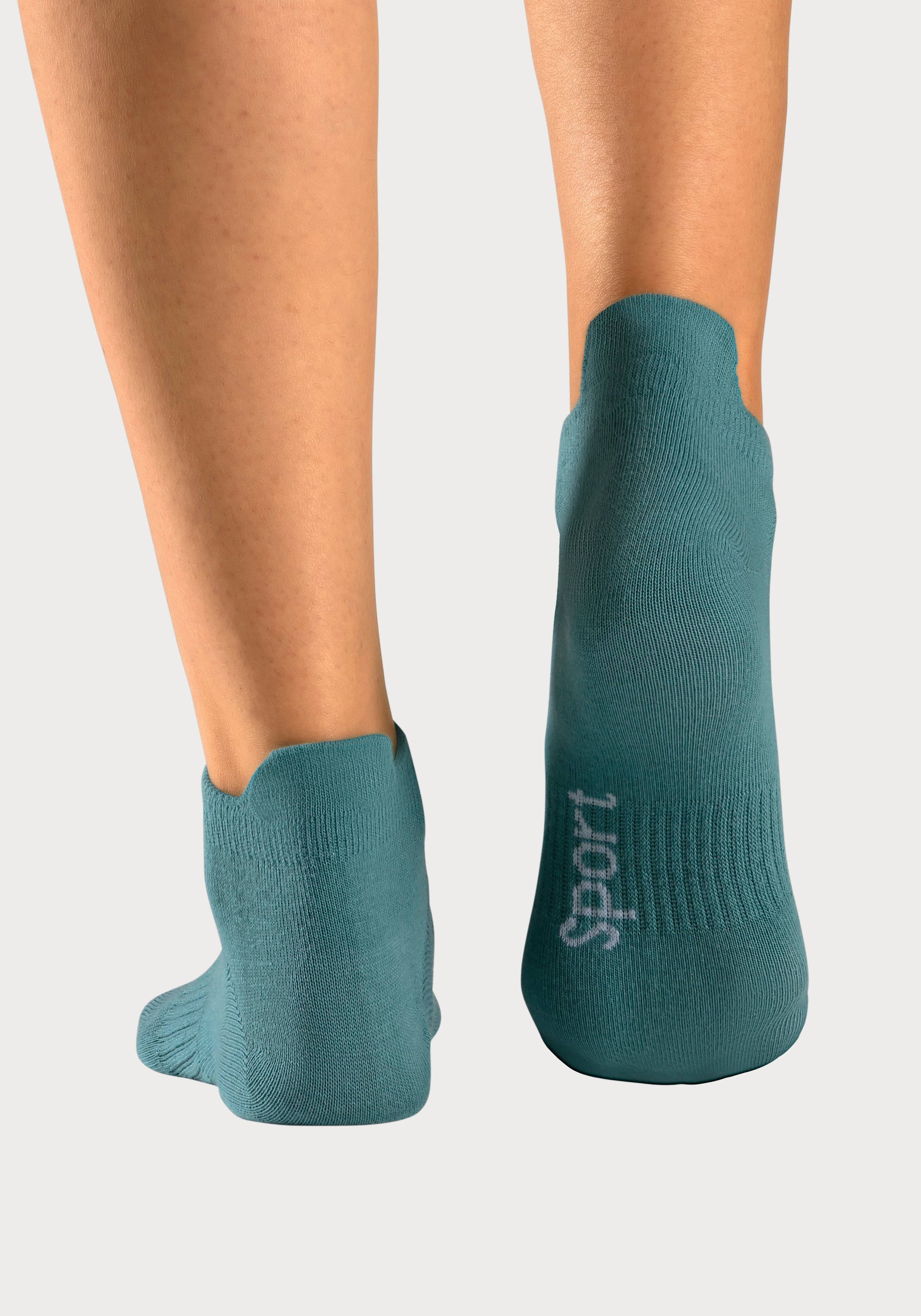 Bench. Sneakersokken met fijne mesh constructie en middenvoetrubber (set, 6 paar)