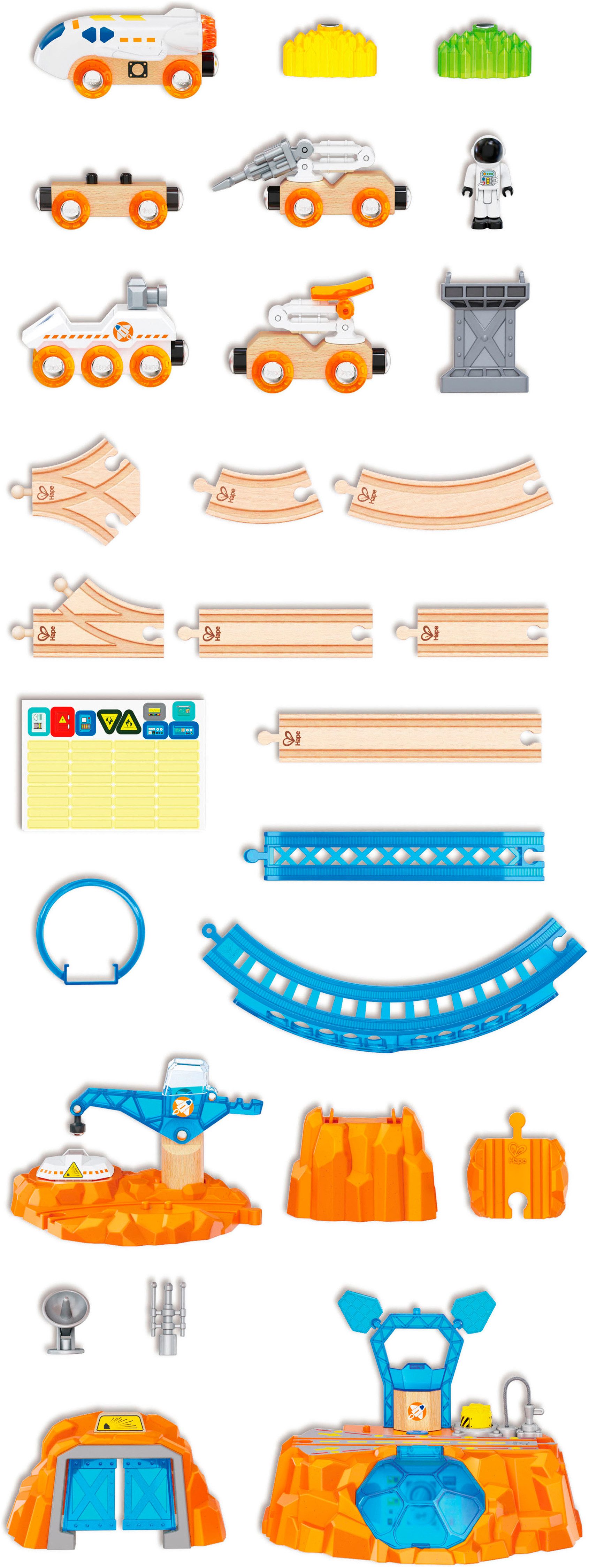 Hape Speelgoed spoorweg Treinset - Mars-verkenning (48-delig)