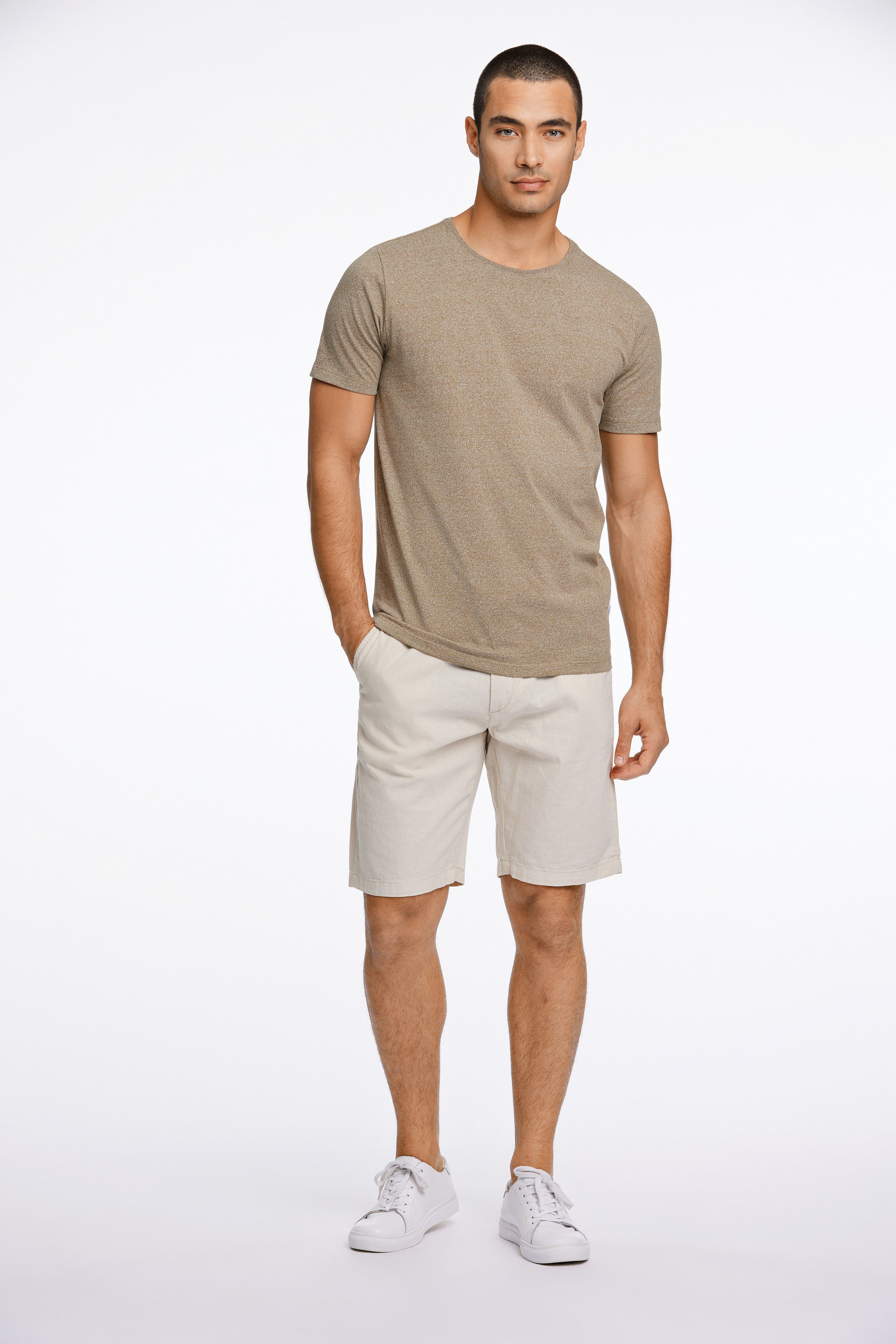 LINDBERGH Chino-short met linnen