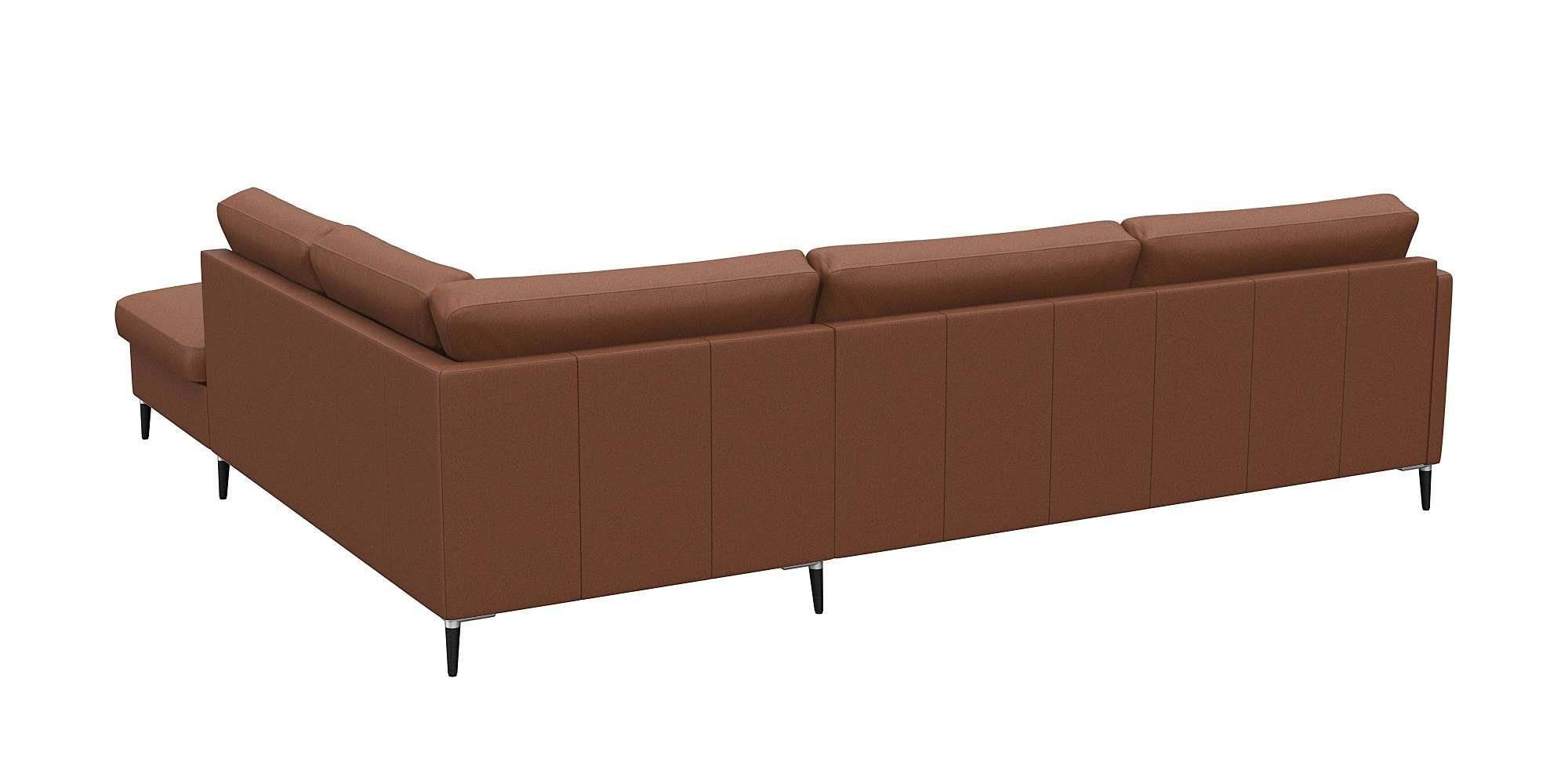 FLEXLUX Hoekbank Fiore, super zitcomfort door koudschuim in de zitting, L-vorm