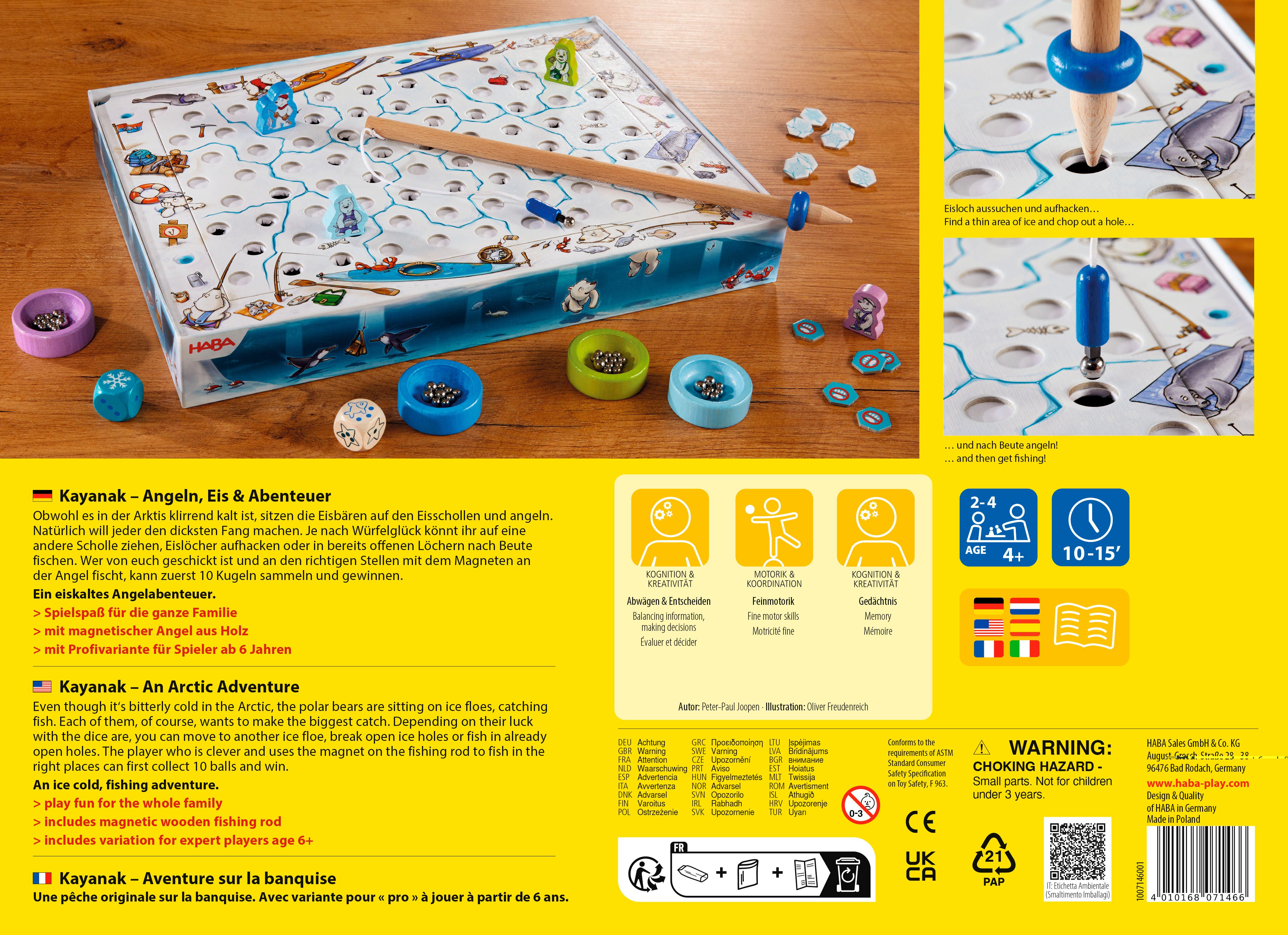 Haba Spel Kayanak - vissen, ijs en avontuur