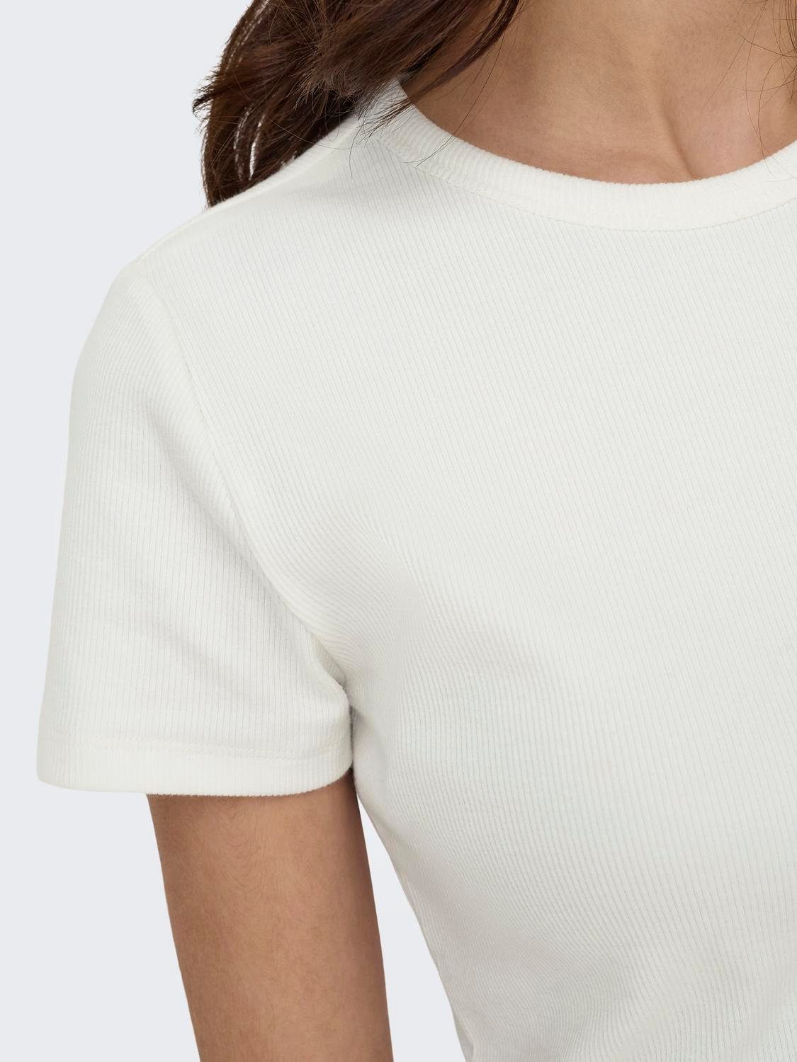 JDY Shirt met ronde hals JDYSOLAR S/S O NECK TOP JRS NOOS