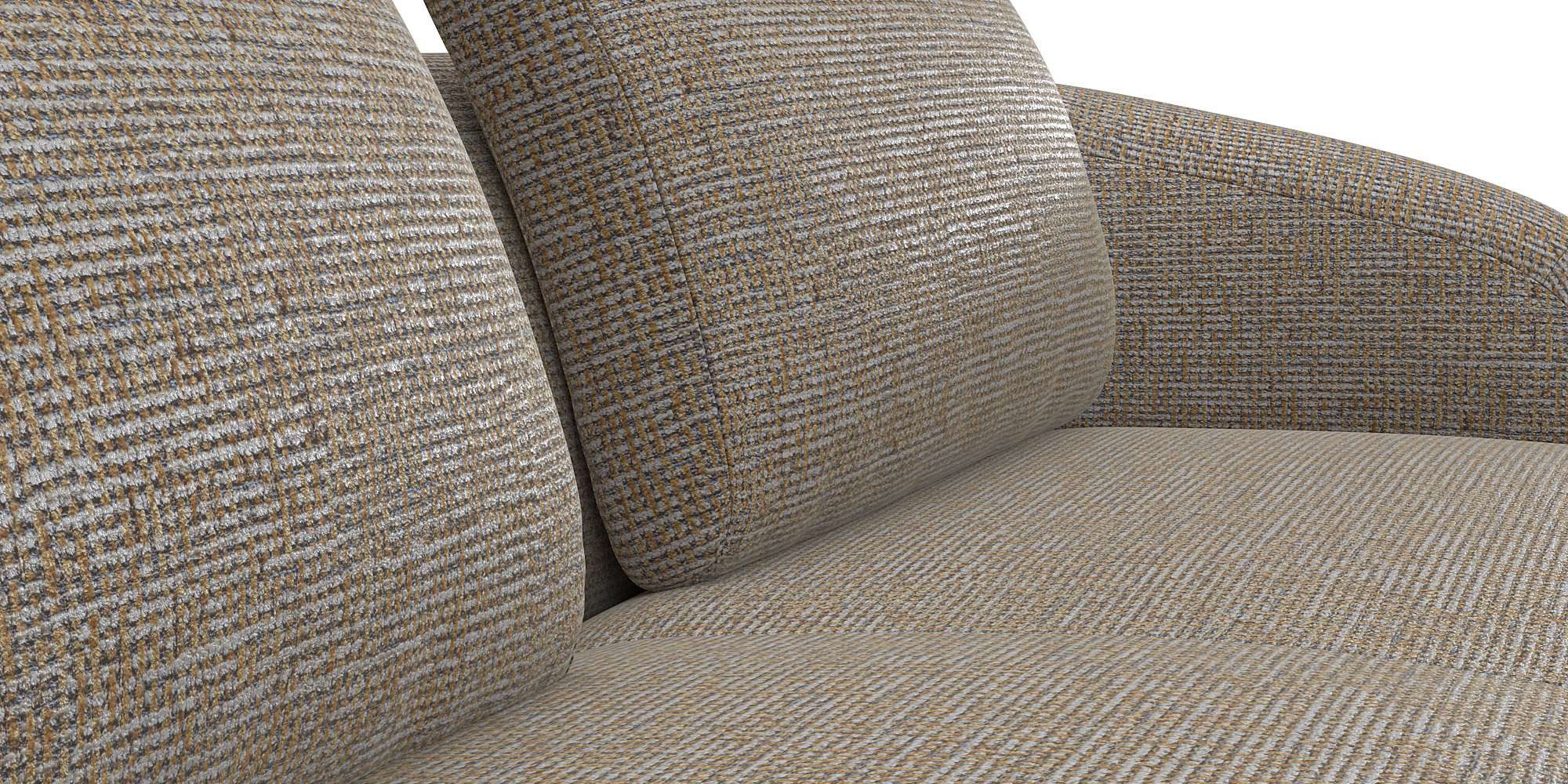 FLEXLUX Zithoek Torino, rond, L-vorm, bankhoek met recamière, longchair-sofa