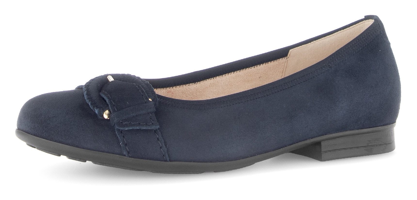 Gabor Ballerina's Florence , blokhak, business schoen, comfort schoen met elastische afwerking, breedte g