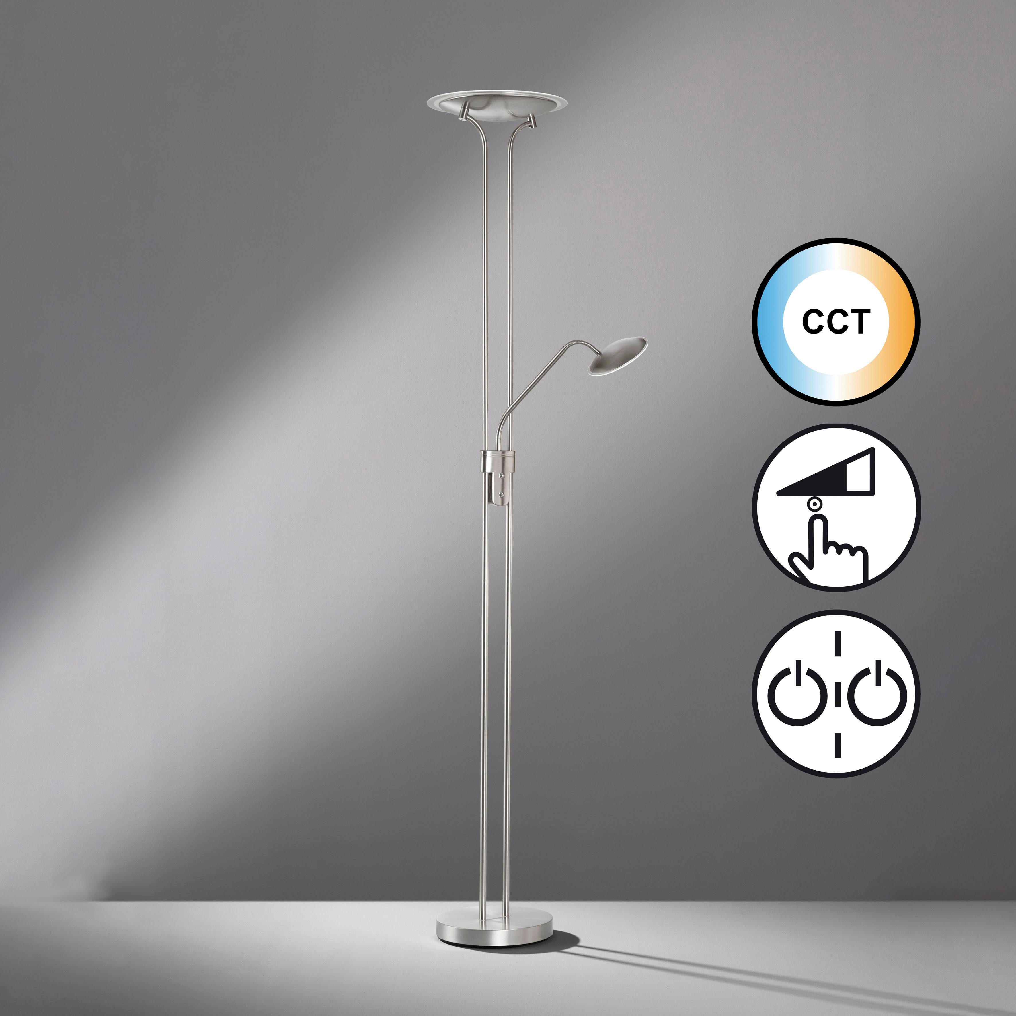 Honsel Leuchten Staande lamp Tallri duurzame led, dimbaar (1 stuk)