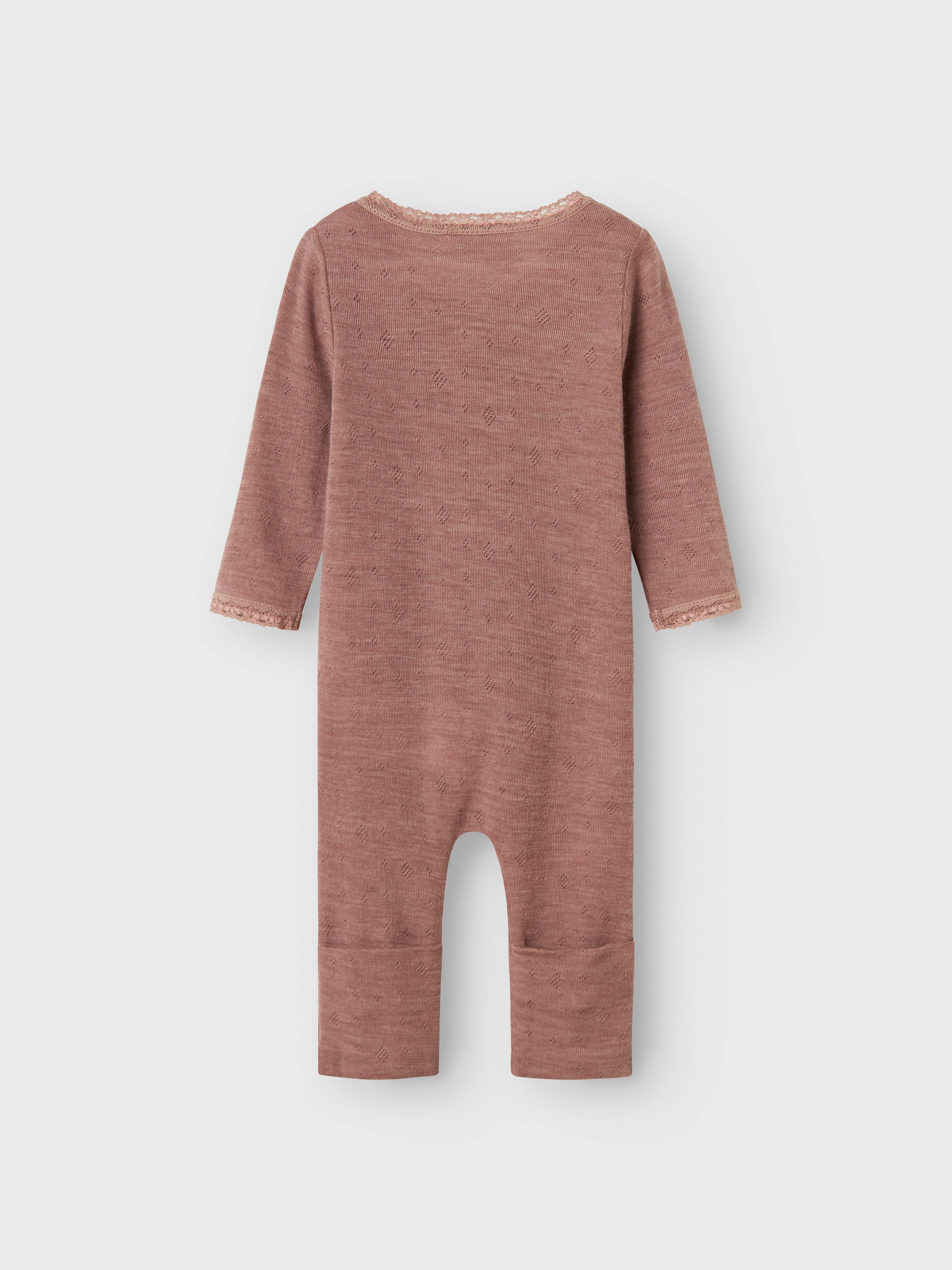 Name It Pyjama NBFWANG WOOL NEEDLE NIGHTSUIT SOLID NOOS