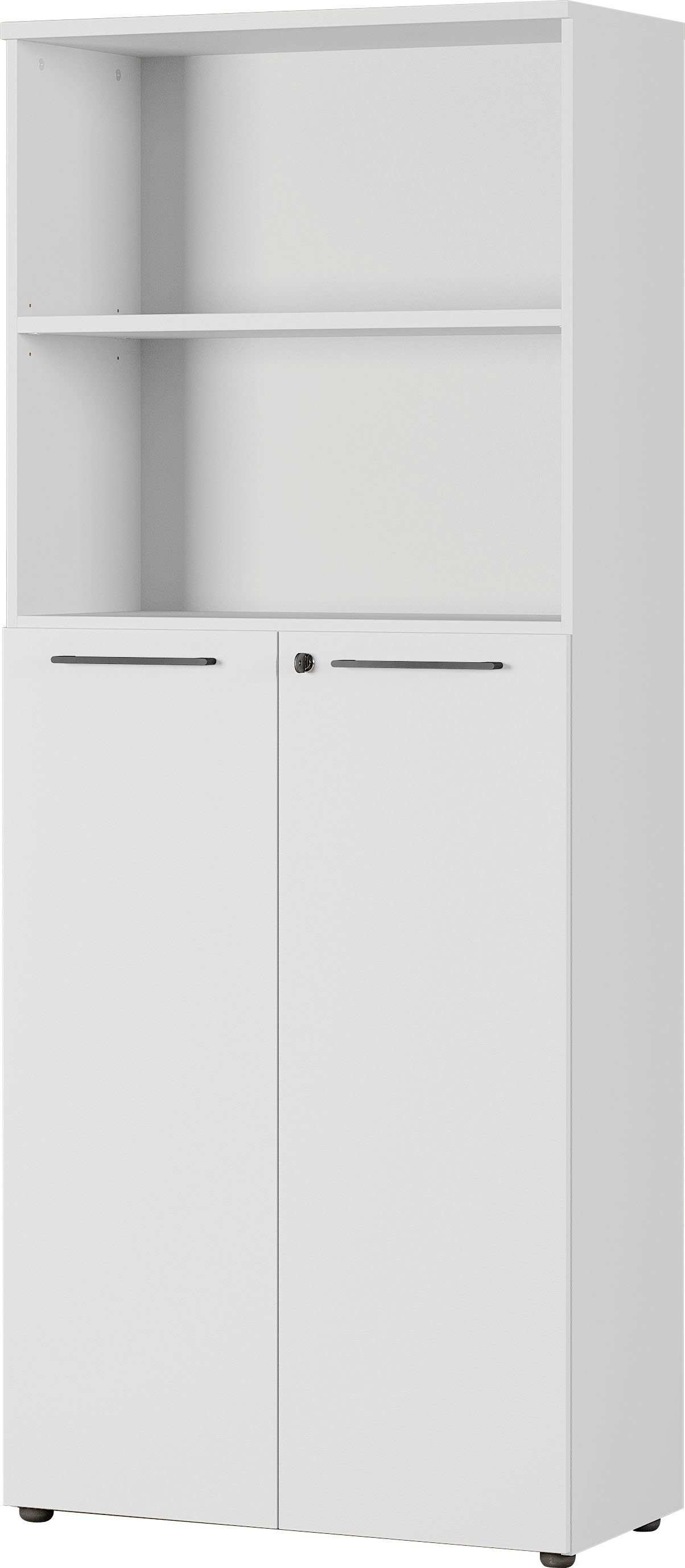 GERMANIA Archiefkast GW-Agenda, multifunctionele kast, afsluitbaar optioneel met 2 open vakken, afmetingen 80x197 cm, made in germany