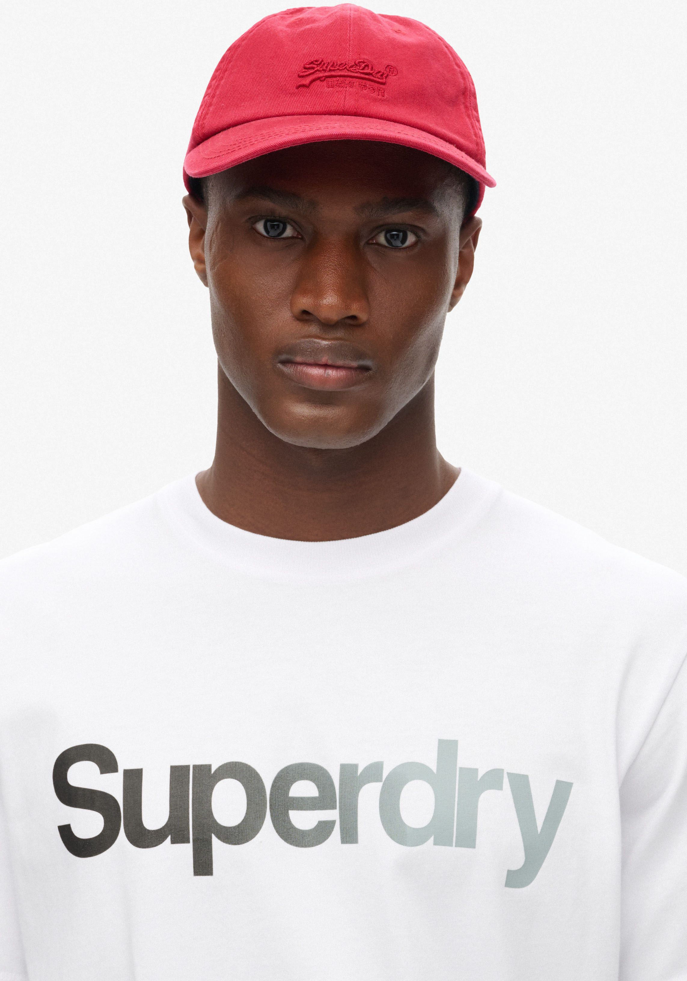 Superdry Shirt met ronde hals CORE LOGO FADE LOOSE TEE