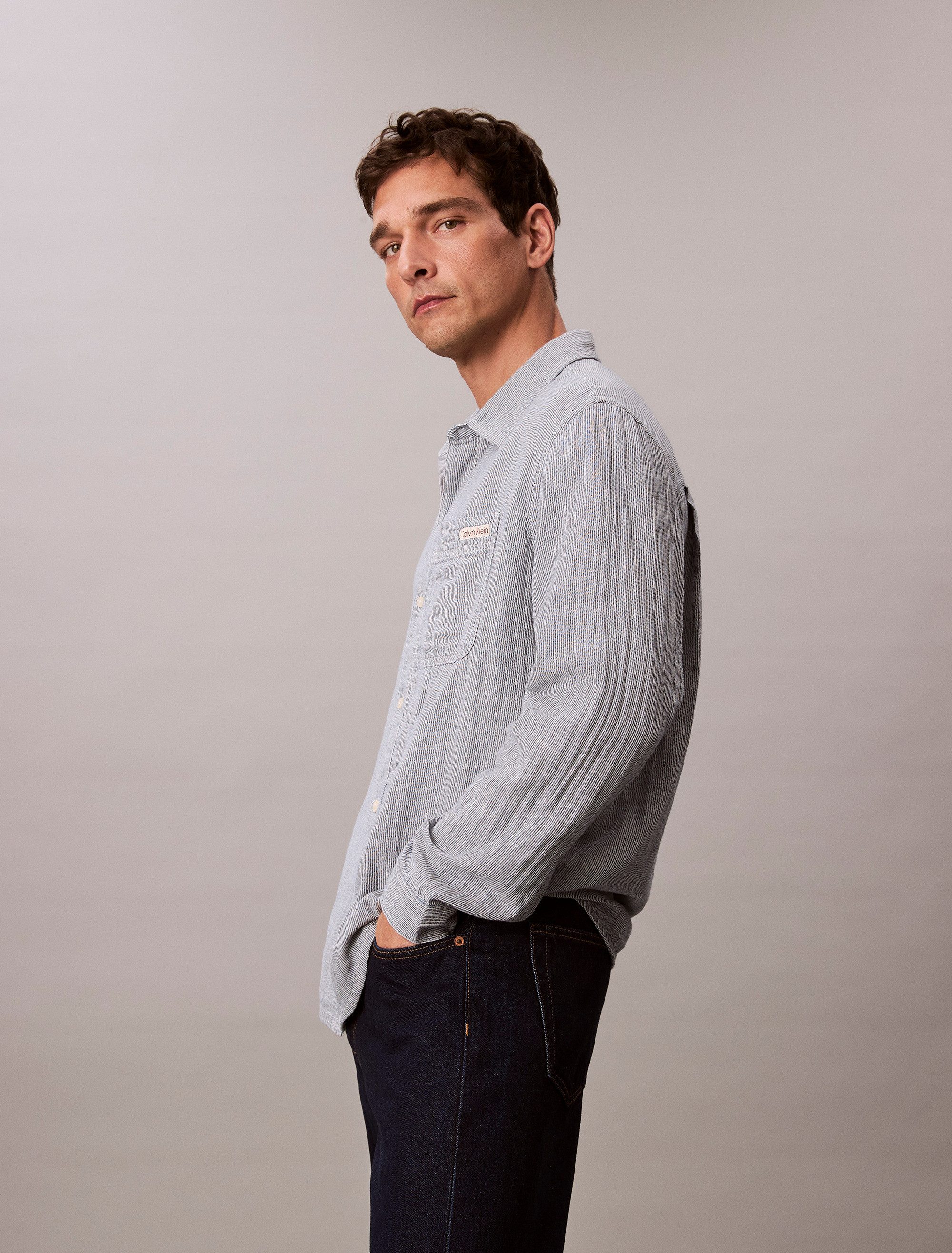 Calvin Klein Overhemd met lange mouwen CASUAL CLASSIC