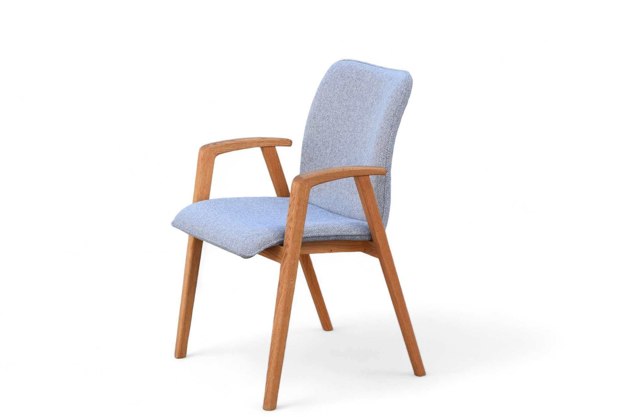 Home affaire Stoel met armleuningen Loreen eetkamerstoel, beklede stoel, designstoel met massief frame, hoogwaardig afgewerkt, armleuningen, stijlvol, comfortabel (set, 2 stuks)