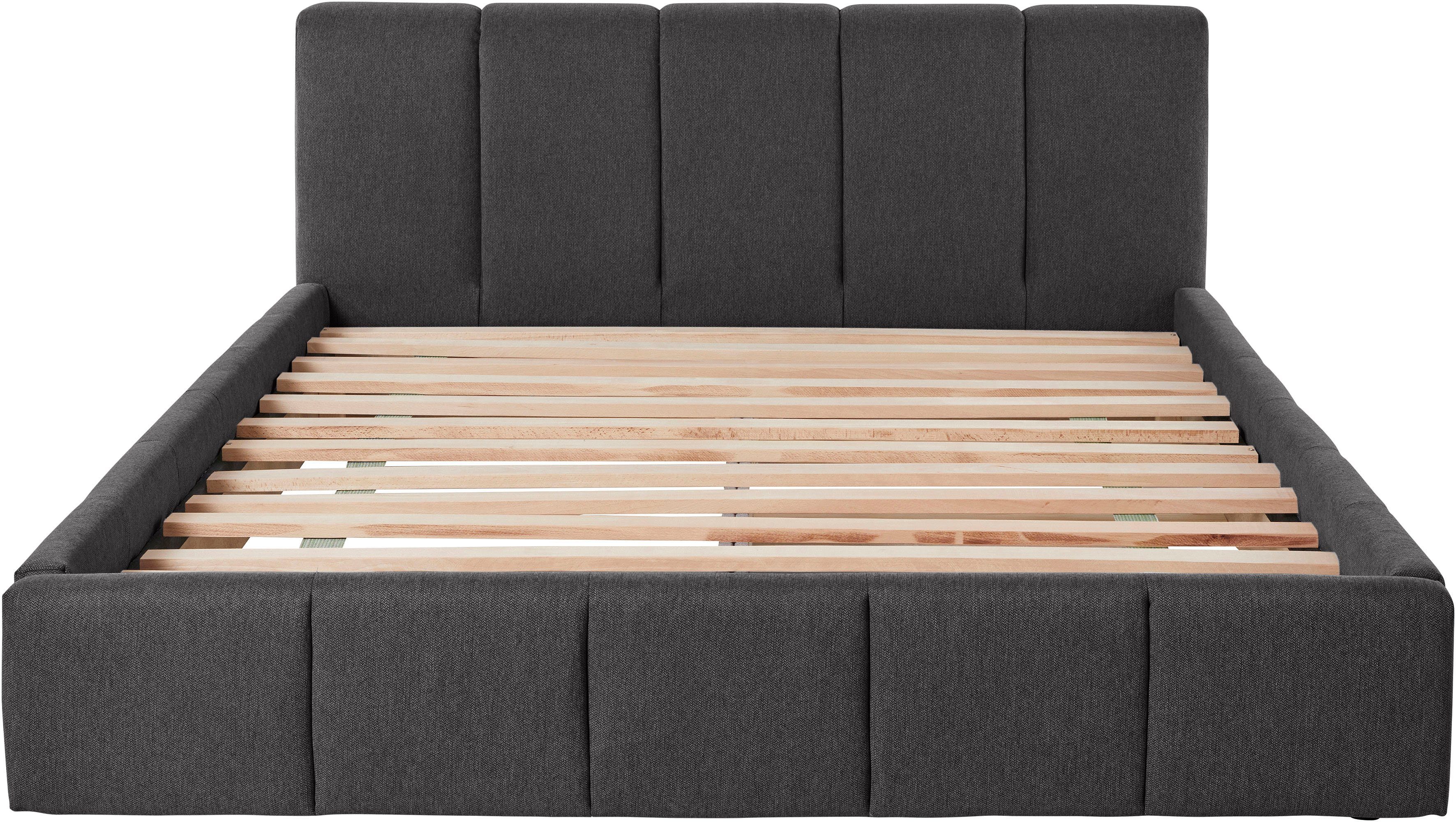 LeGer Home by Lena Gercke Gestoffeerd bed Maileen in 5 breedten en 3 kleuren, incl. rolbodem
