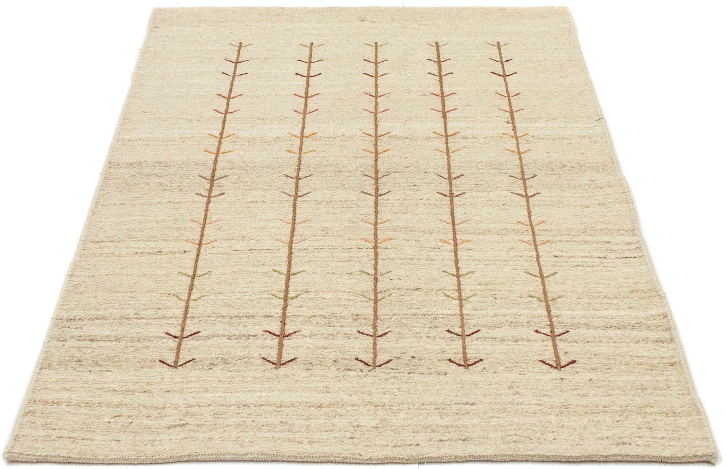 morgenland Wollen kleed Gabbeh-kleed met de hand geknoopt beige handgeknoopt