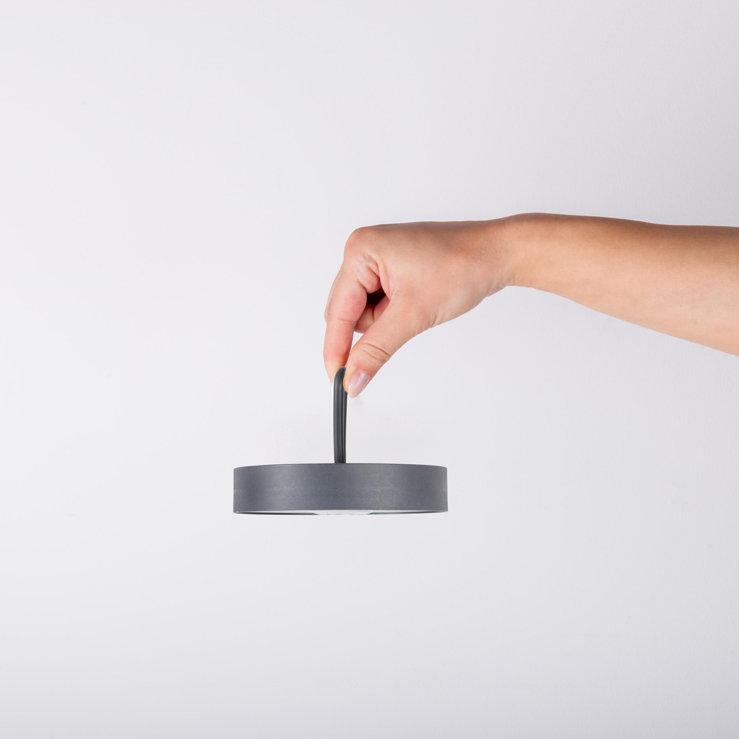 näve Tafellamp voor buiten Ella Dimbaar, scherm magnetisch en verlicht afneembaar, geheugenfunctie (1 stuk)