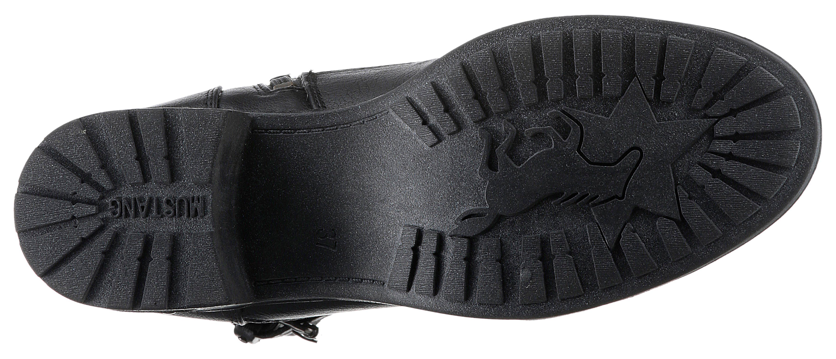 Mustang Shoes Veterlaarsjes met ritssluiting aan de binnenkant