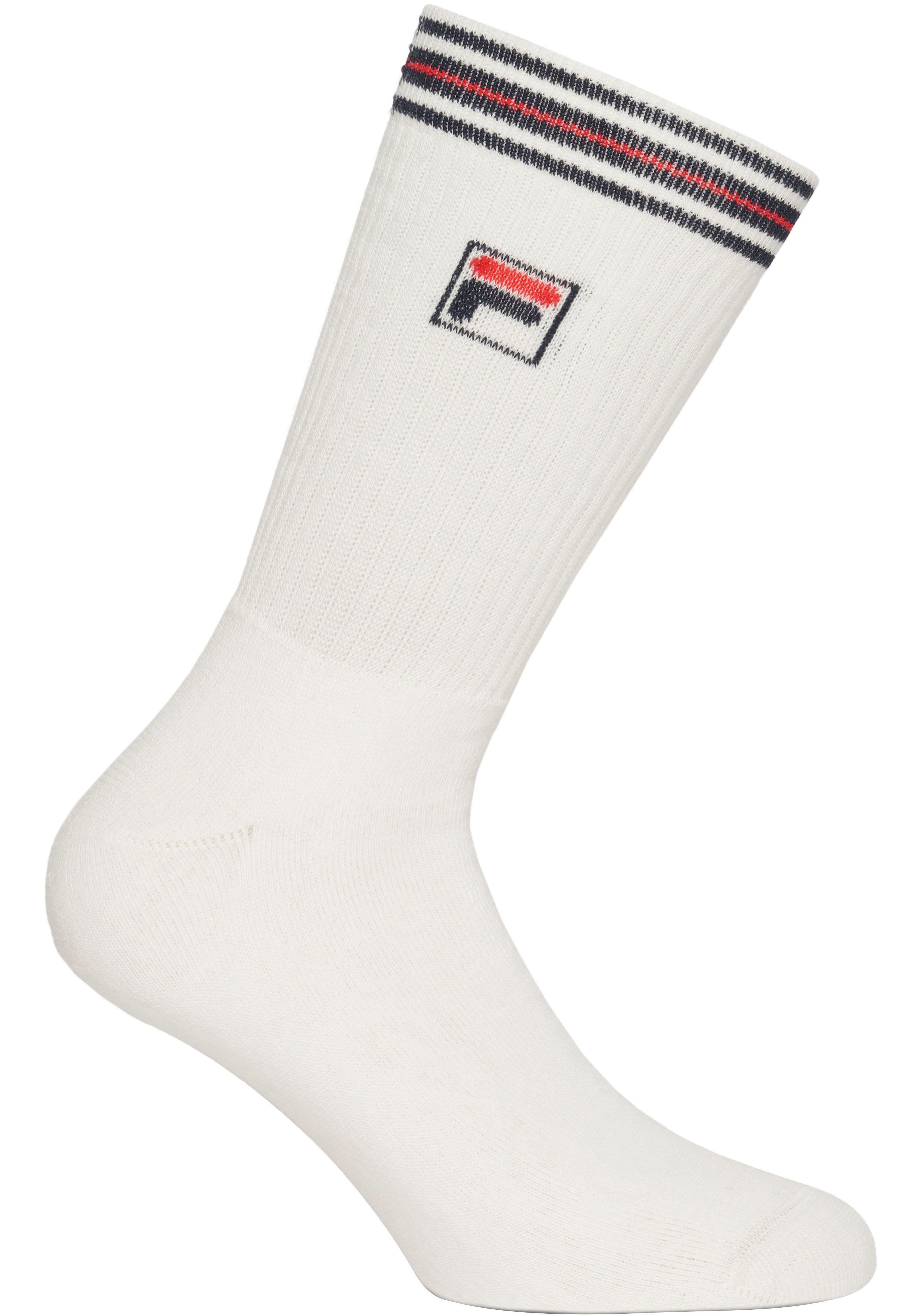 Fila Sportsokken UNISEX TOP QUALITY FULL TERRY VINTAGE SOCKS (4 paar)