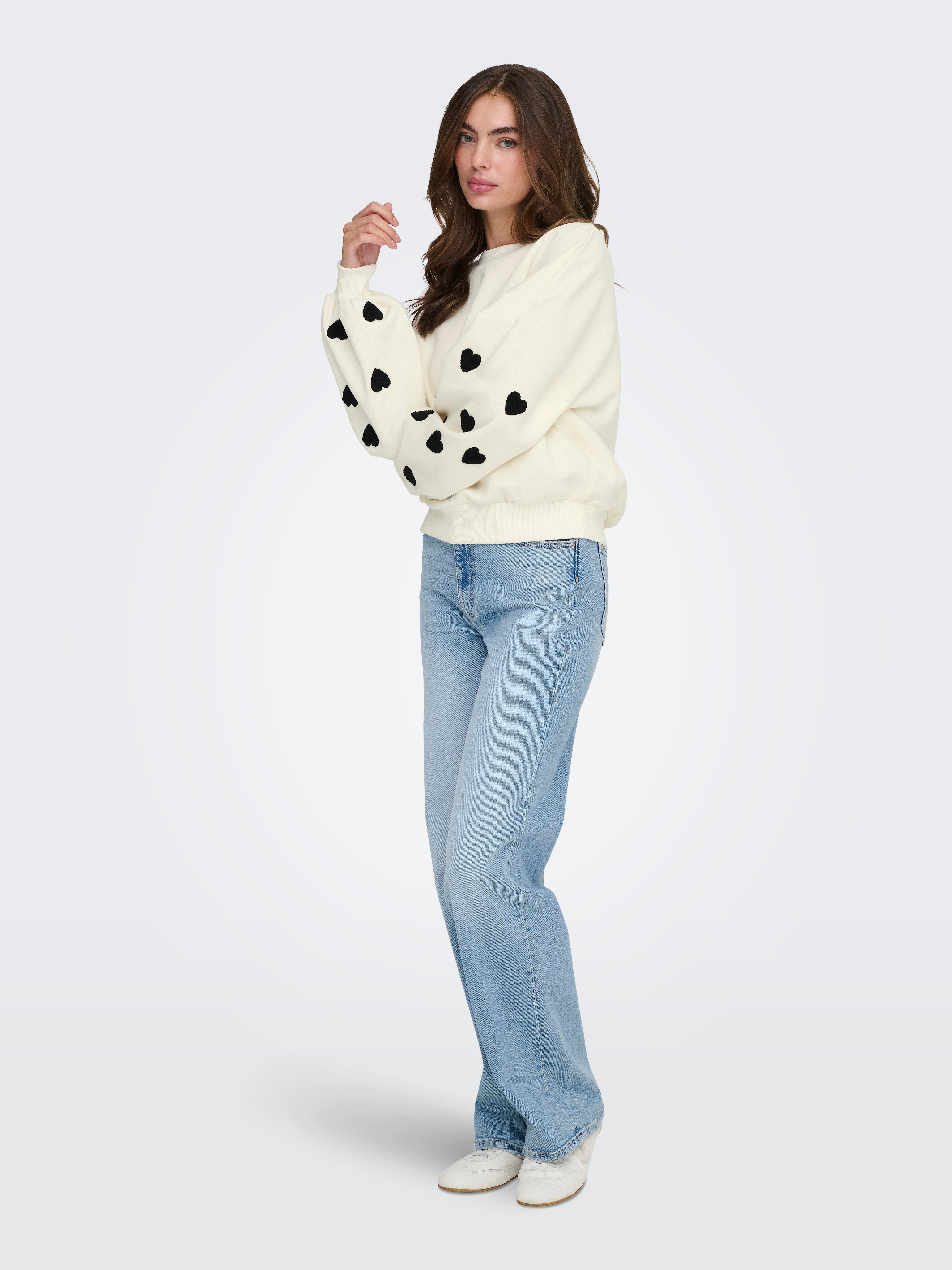 Only Sweatshirt ONLMACY L/S O-NECK BOX CC SWT