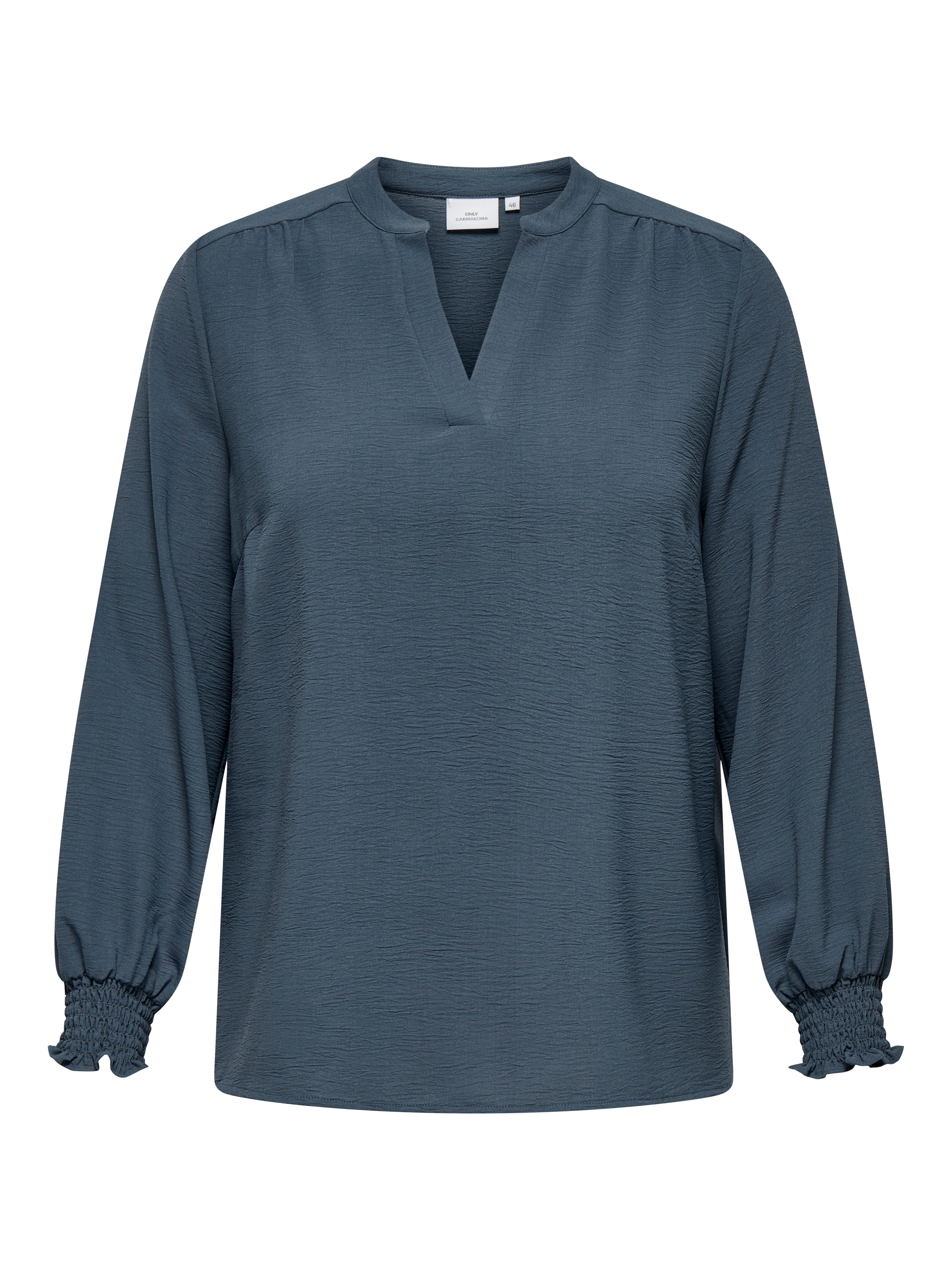 ONLY CARMAKOMA Shirtblouse CARMETTA LIFE V-NECK TOP WVN NOOS