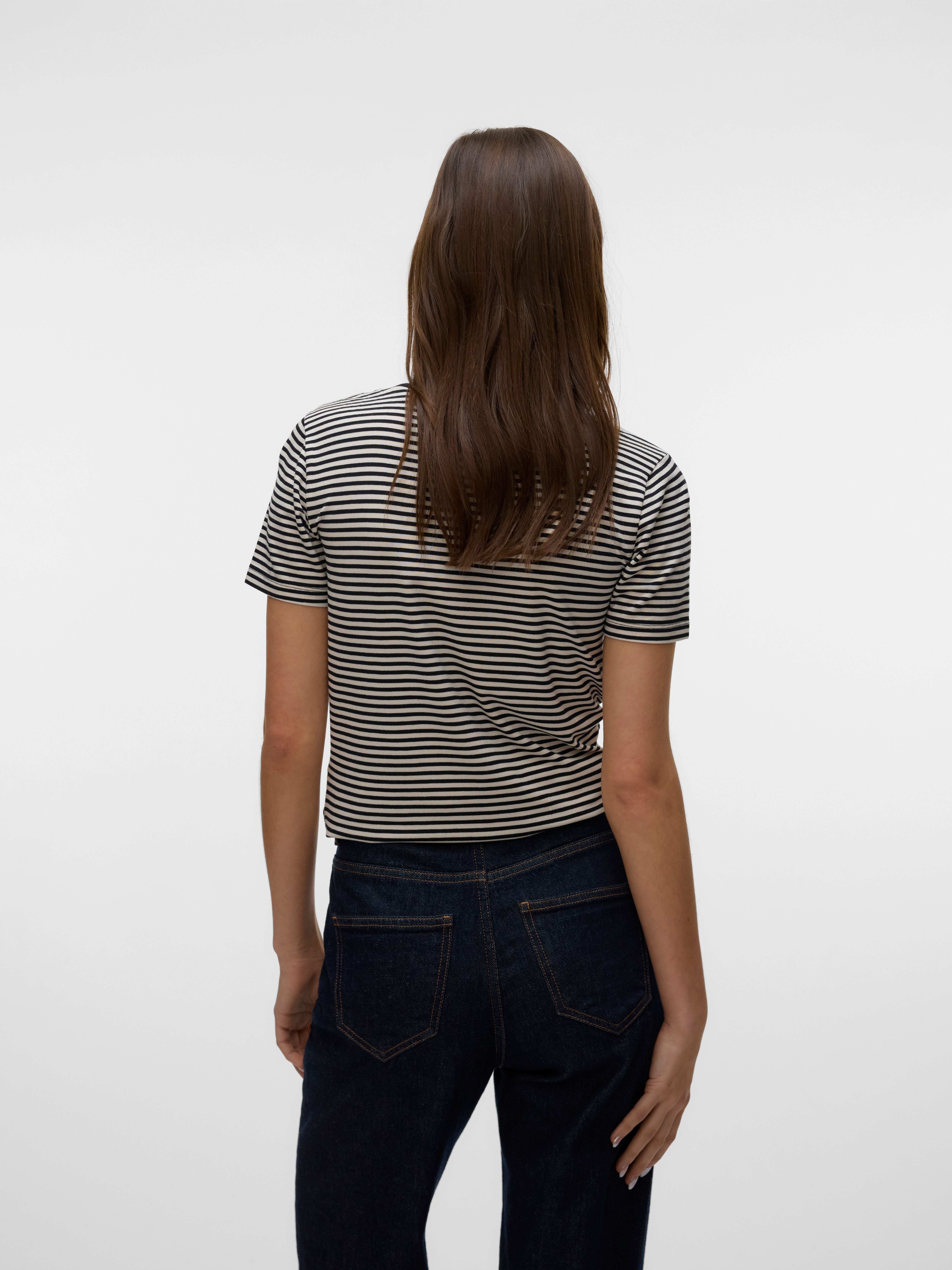 Vero Moda Shirt met V-hals VMPEPPER SS V-NECK T-SHIRT VMA NOOS