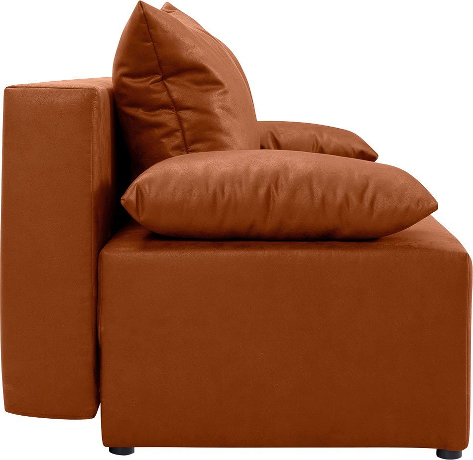exxpo - sofa fashion Slaapbank Exxpo Tabou, Slaapbank met geweldige Opties Slaapfunctie,bedkist, naar keuze met liftbedfunctie en binnenvering