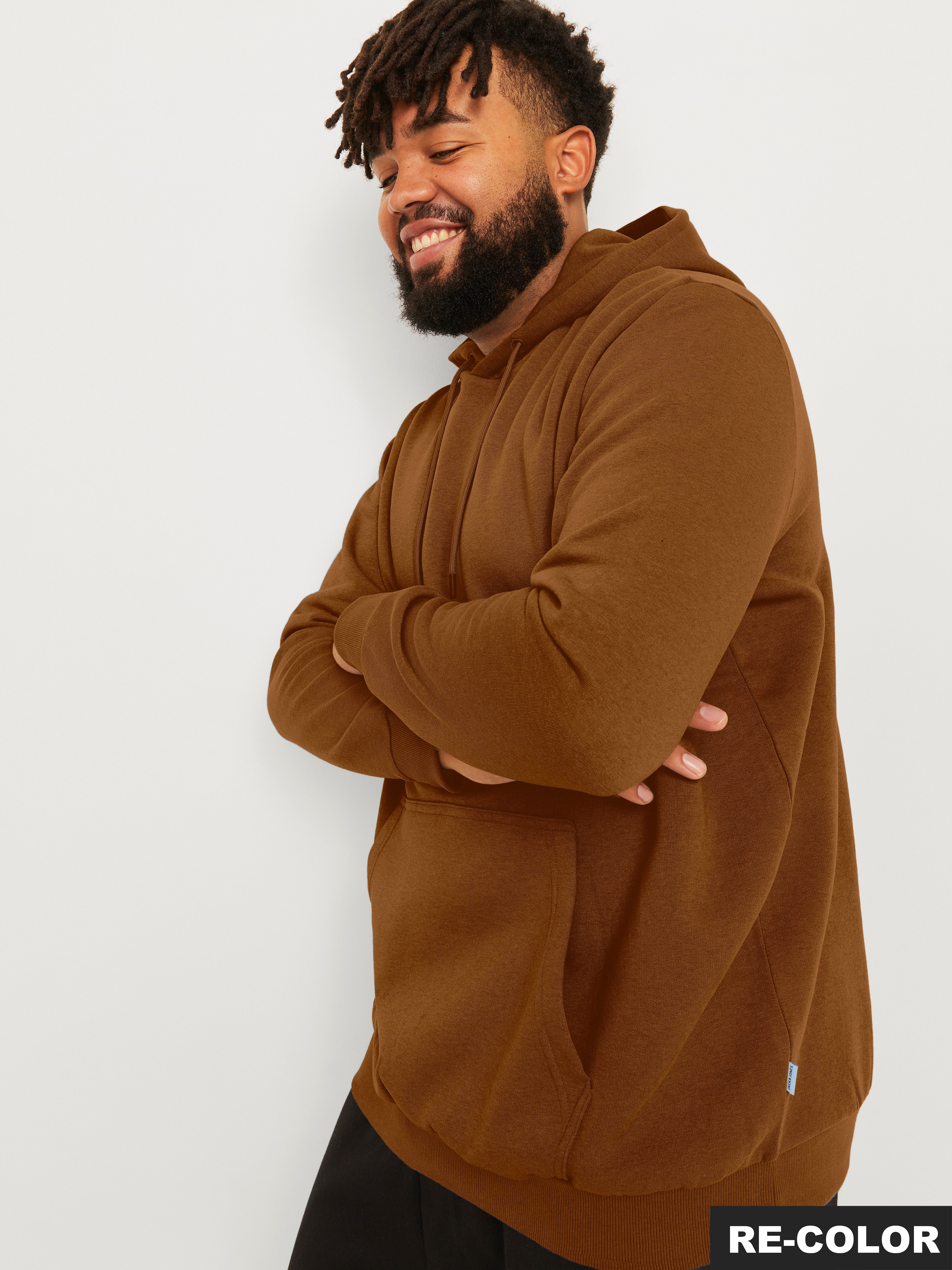 Jack & Jones PlusSize Hoodie JJEBRADLEY SWEAT HOOD NOOS PLS