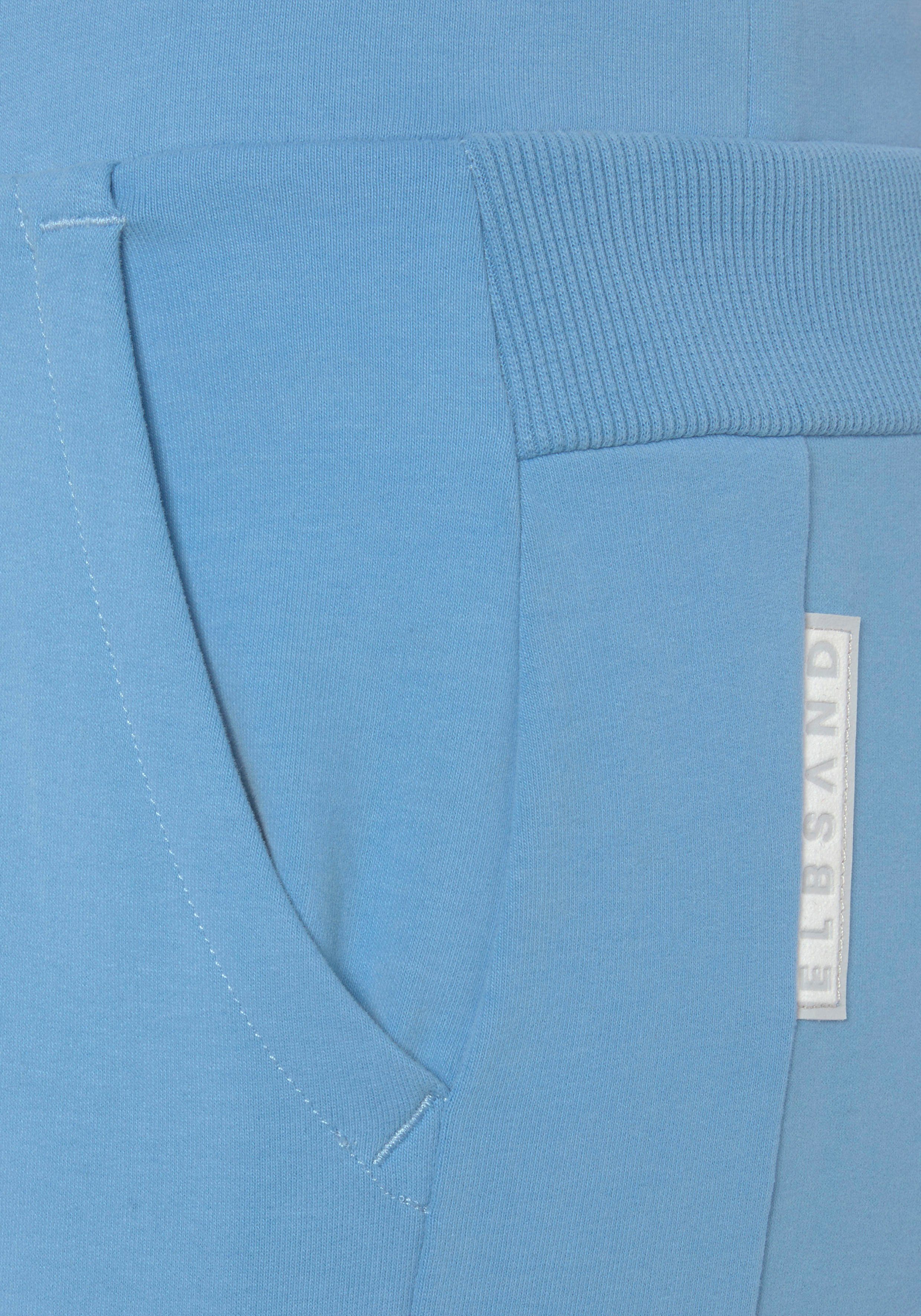 Elbsand Sweatbroek Brinja met zakken en brede trekkoorden joggingbroek casual pasvorm