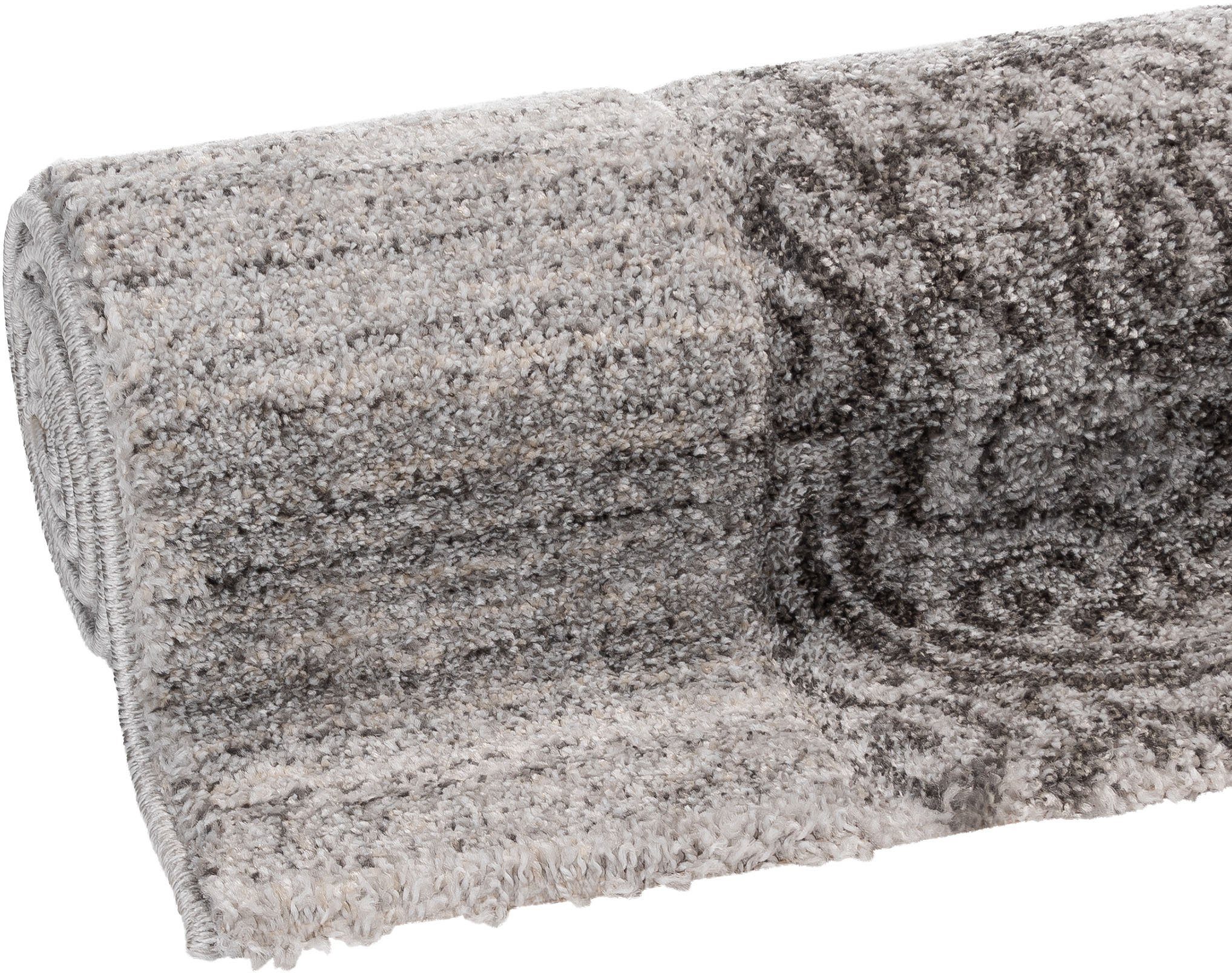 Sehrazat Vloerkleed Trend 7425 Korte pool, reliëfstructuur, woonkamer